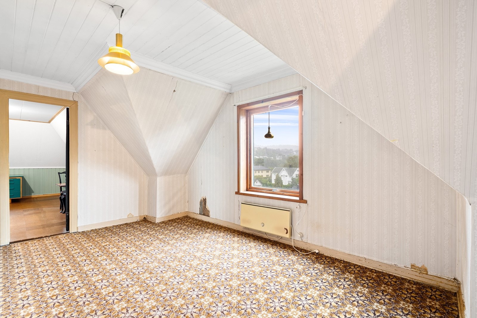 Loftstuen er 14,4 kvm. Galleribilde
