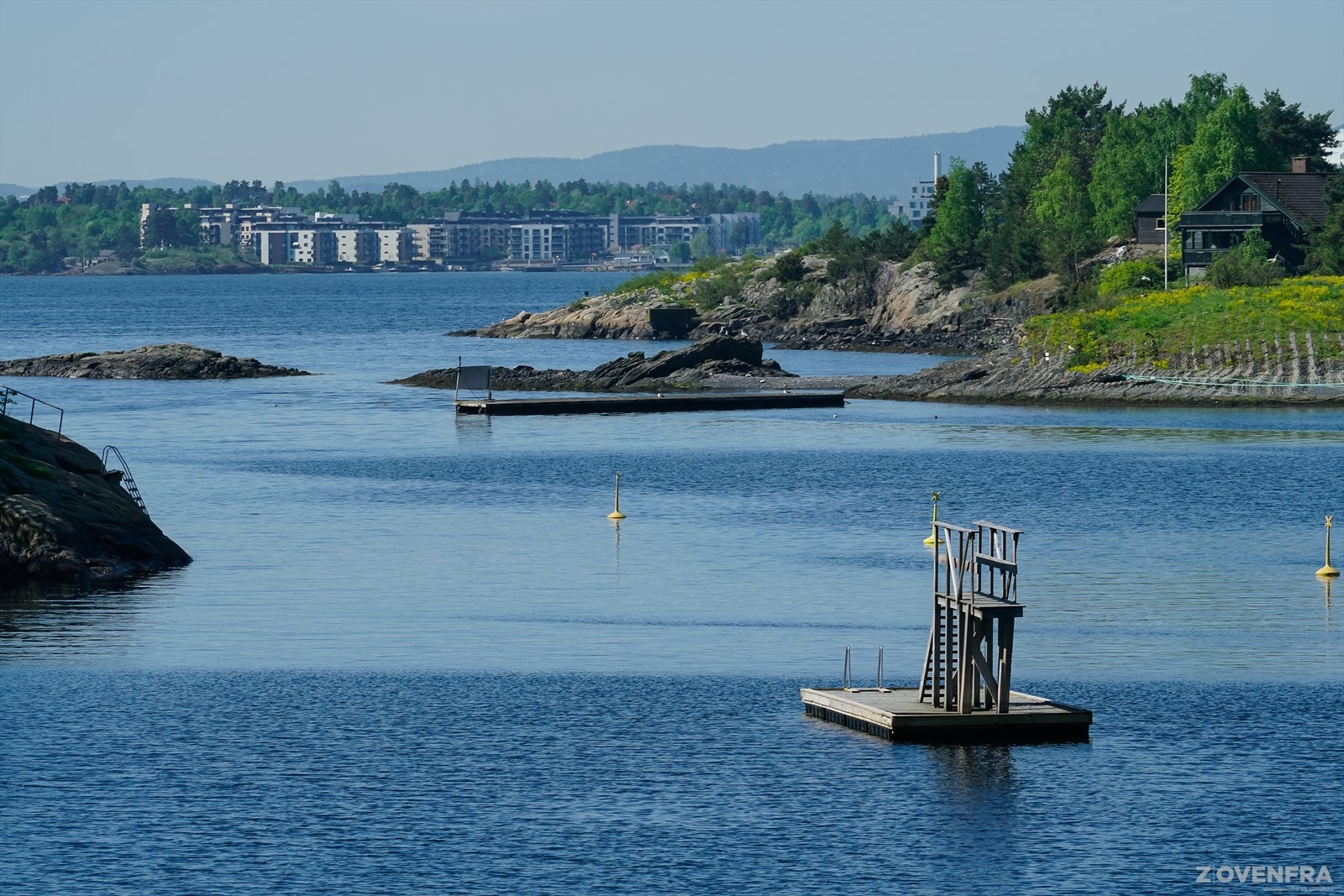 Gangavstand til sjø og badestrender på Bygdøy. Galleribilde