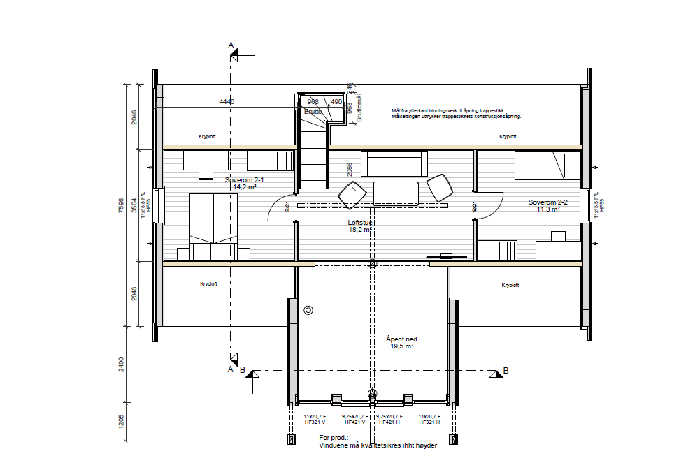 Planløsning plan 2 Galleribilde