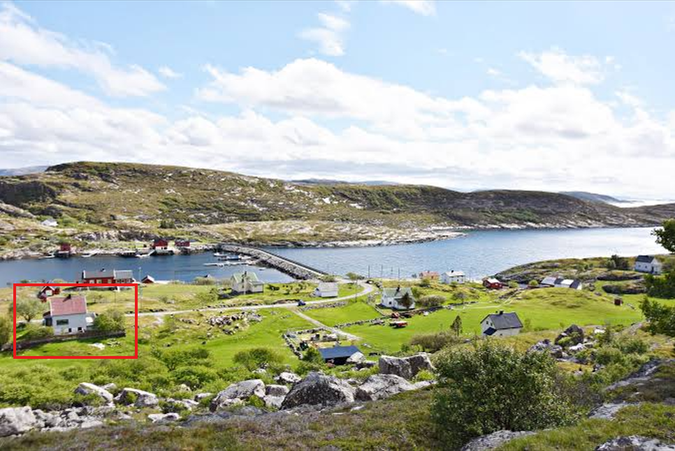 Her er den nye boligen planlagt – med flott beliggenhet i det karakteristiske kystlandskapet på Ytre Skjervøya. Galleribilde