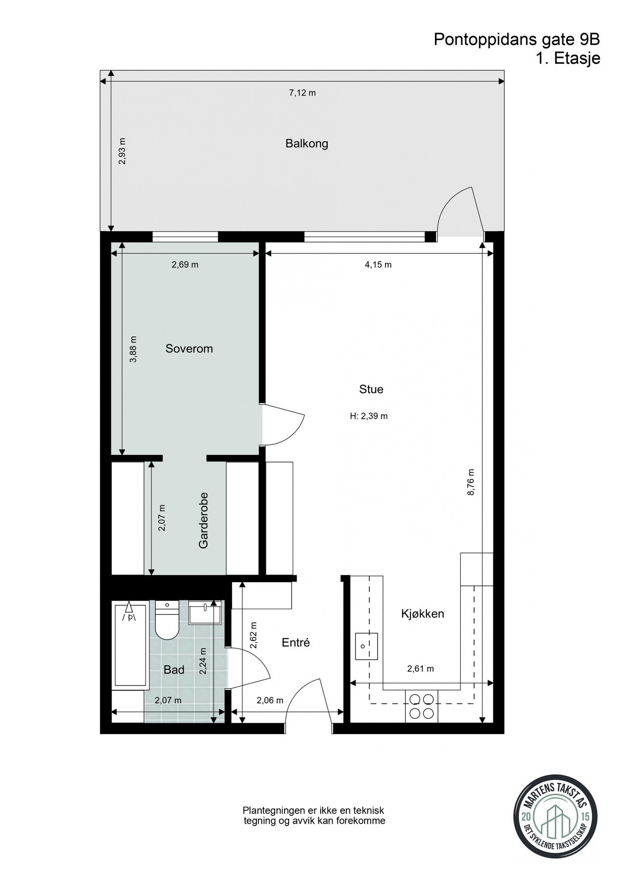 Plantegning. Galleribilde