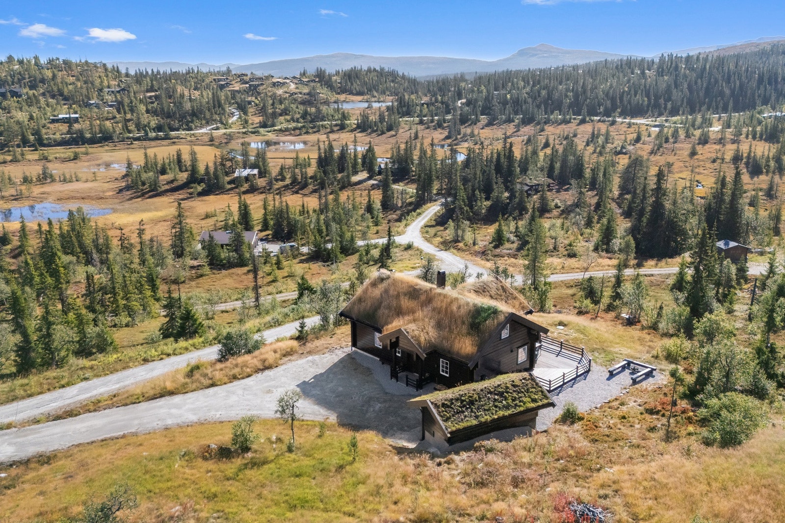 Her bor du midt på Veggli Fjell, med flotte turmuligheter rett i nærområdet. Galleribilde