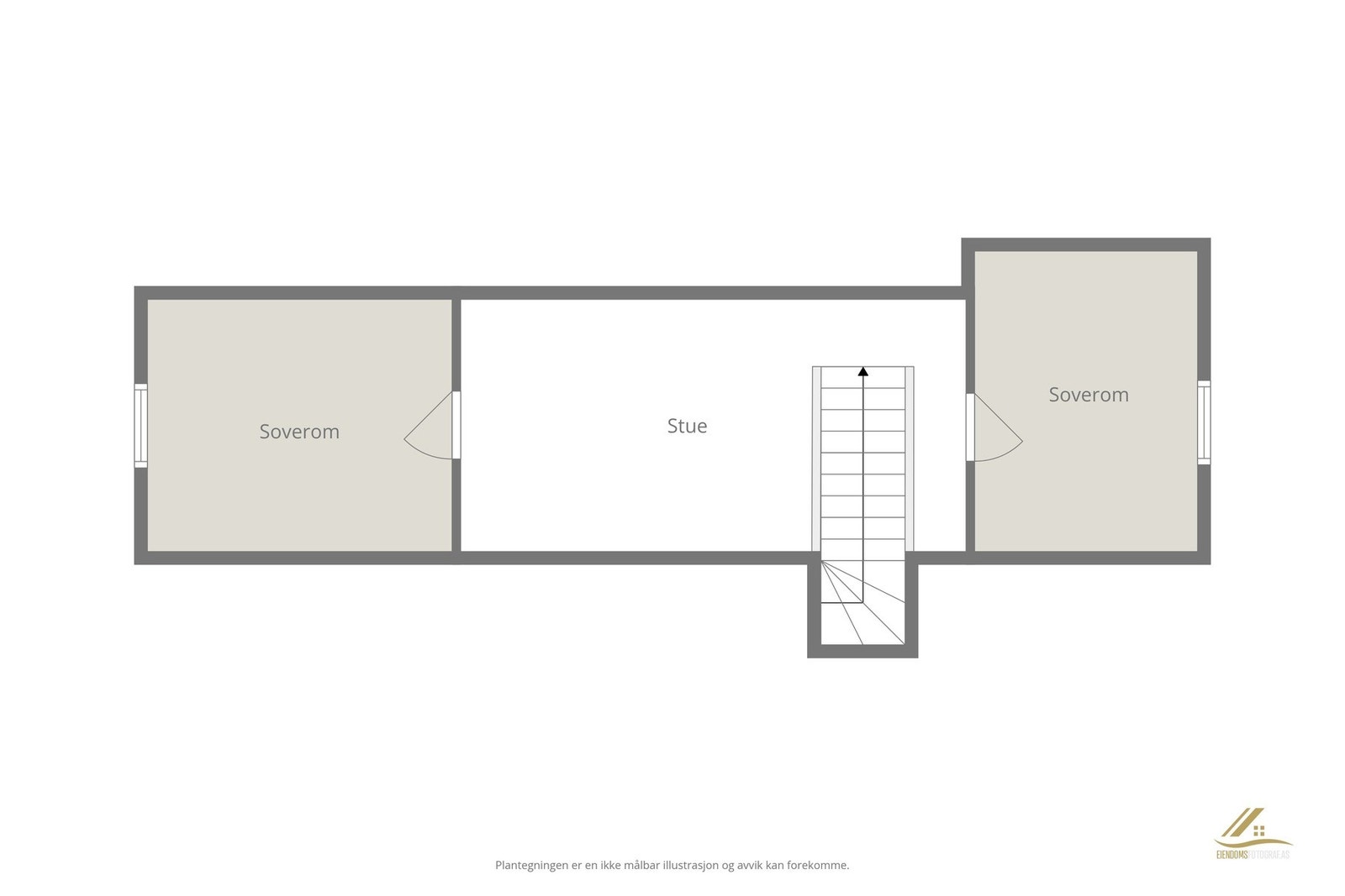 Plantegning loftetasje Galleribilde