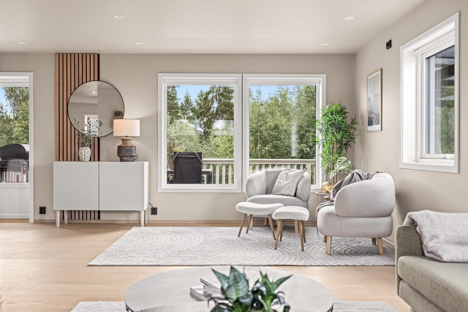 Gjennomtenkte detaljer og materialvalg gir et helhetlig inntrykk. Galleribilde
