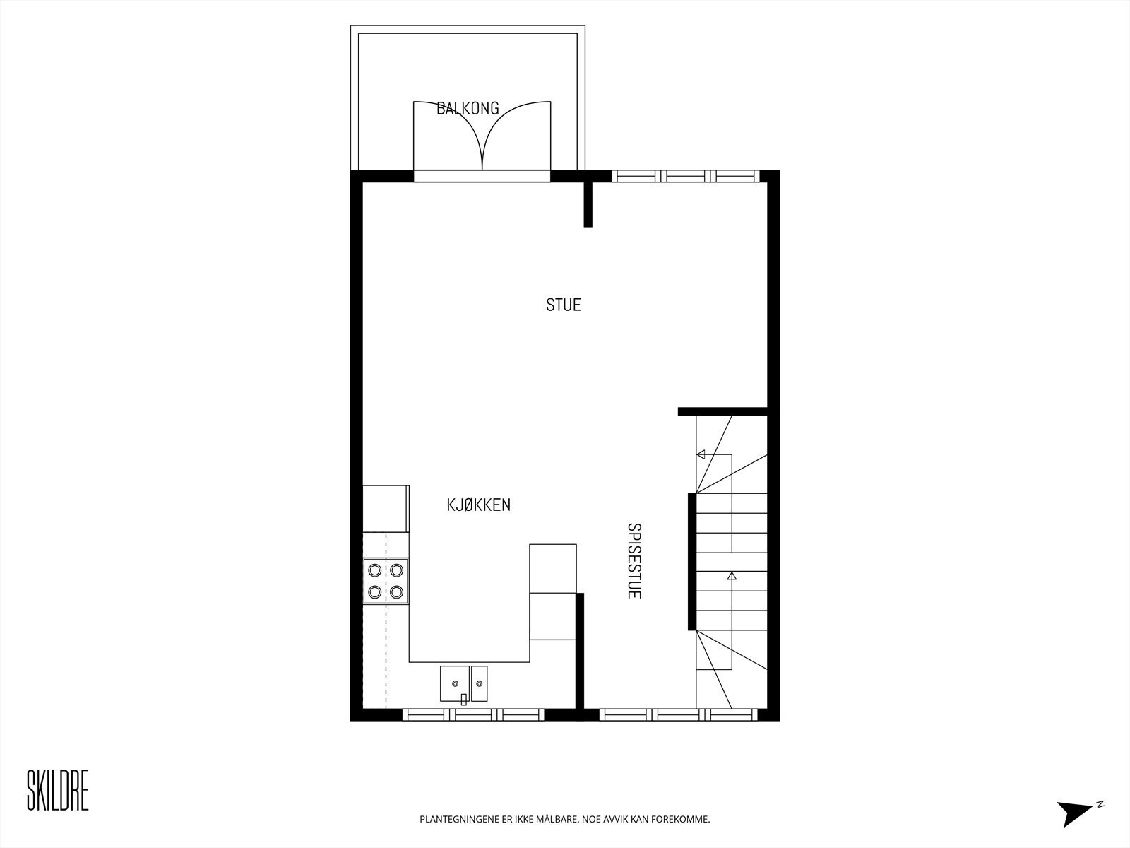 Plantegning 2. etasje Galleribilde