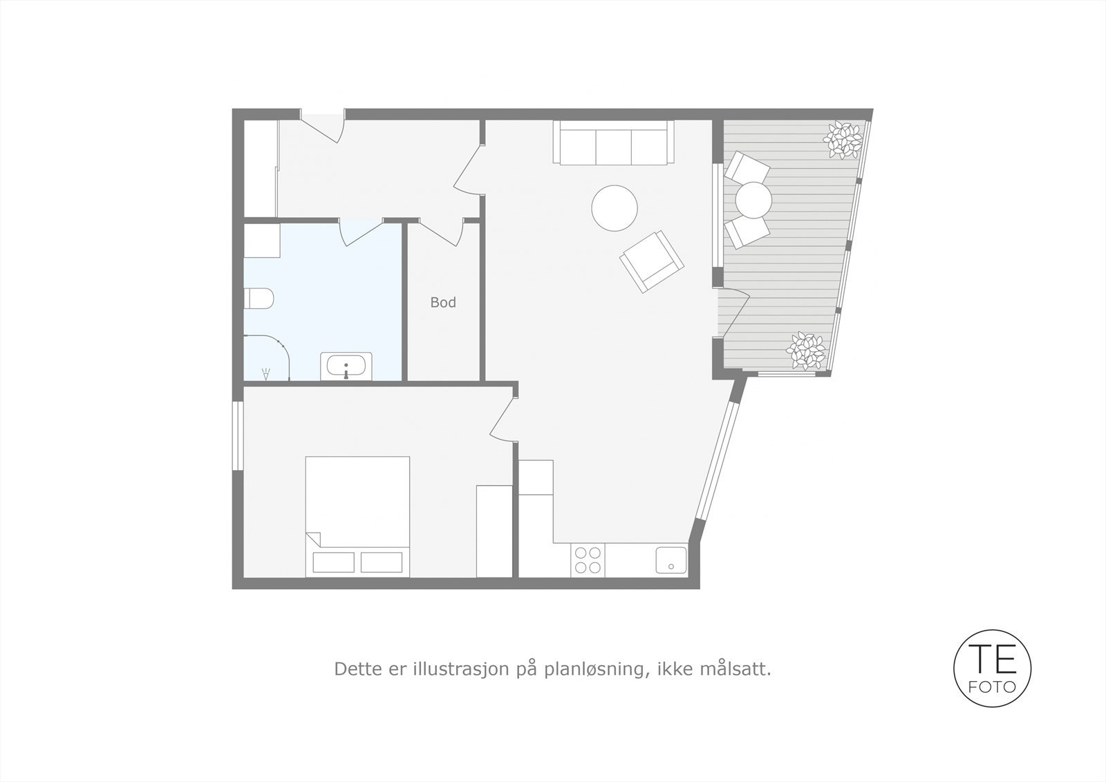 Plantegning Galleribilde