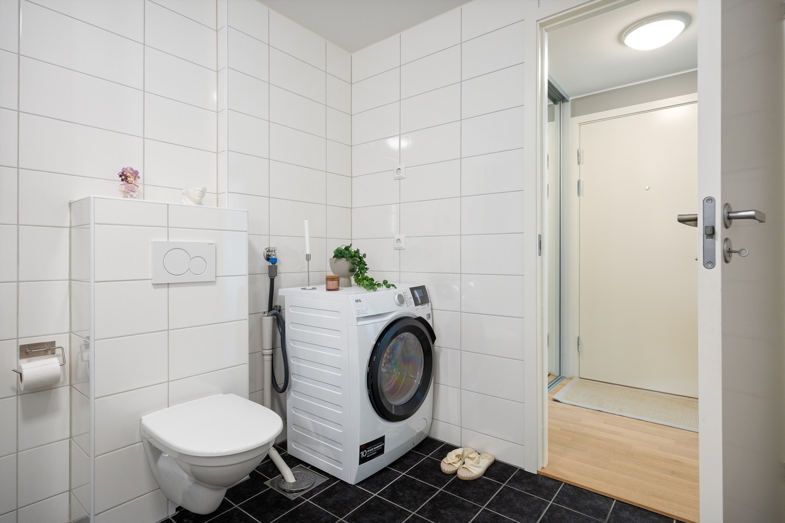 I tillegg er det også opplegg vaskemaskin og tørketrommel. Galleribilde