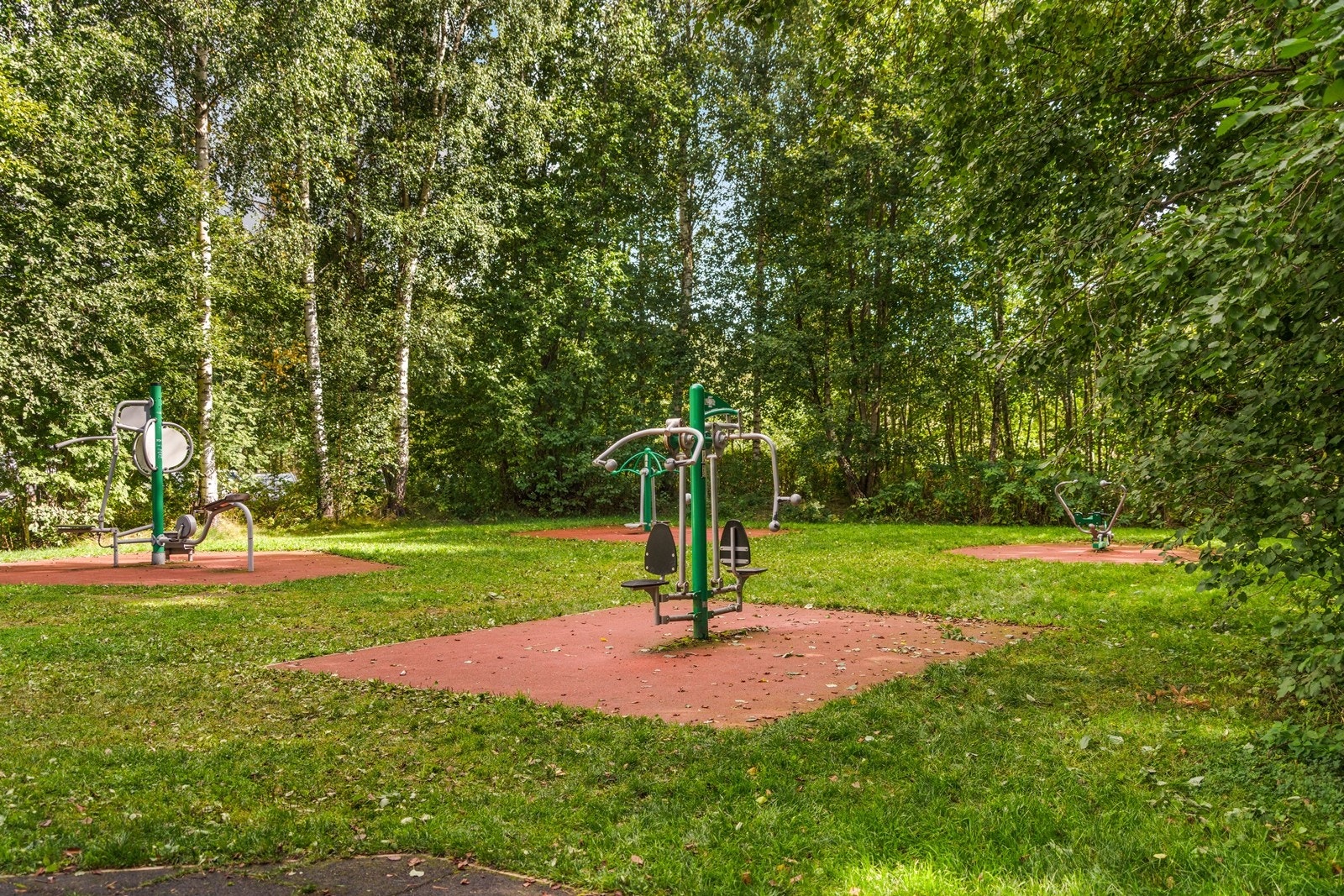 Treningsapparater på Nordbytjernet Galleribilde