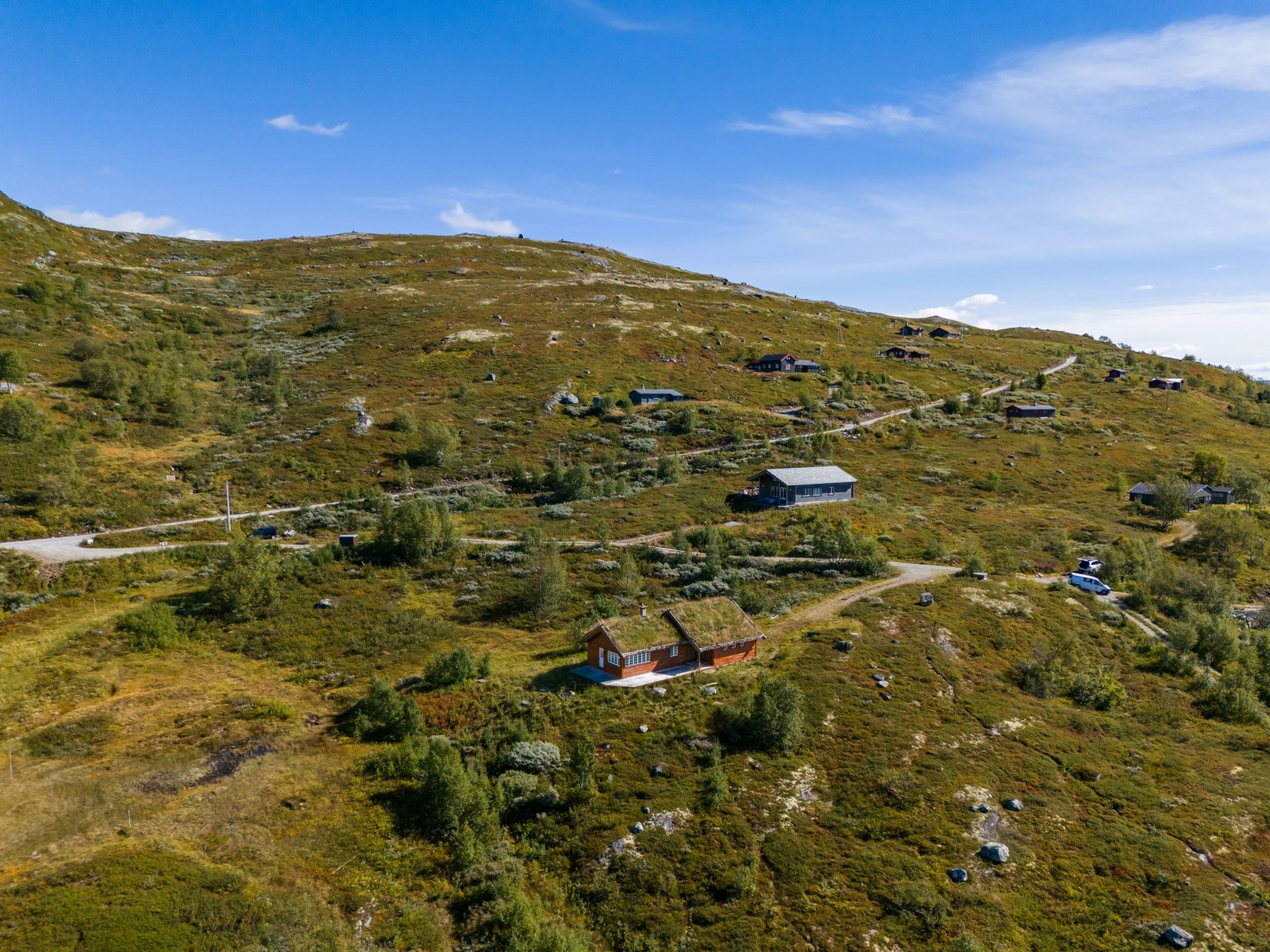 En drøm av en fjellhytte Galleribilde