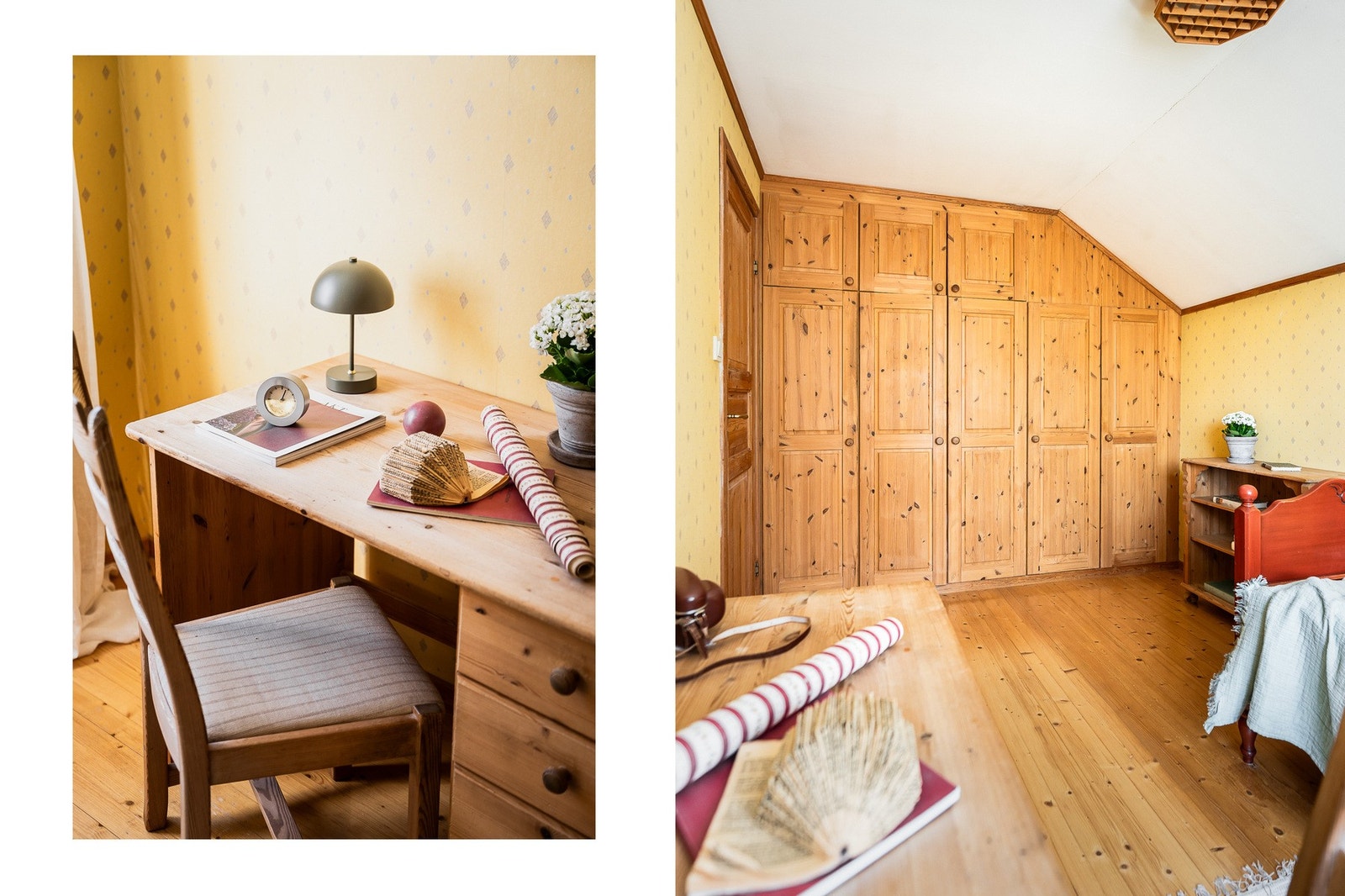 Alle soverommene ligger samlet i andre etasje, noe som gir en god privat sone. Galleribilde