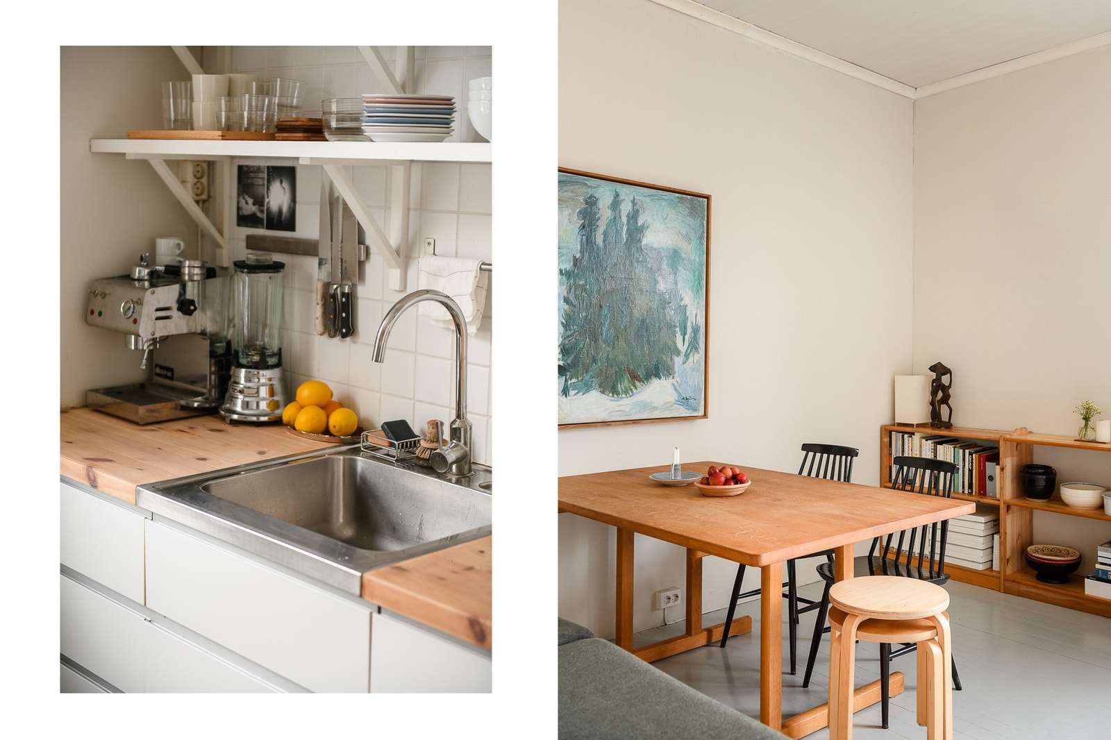 Benkeplaten er heltre og har nedfelt, planlimt kum i rustfritt stål. Galleribilde