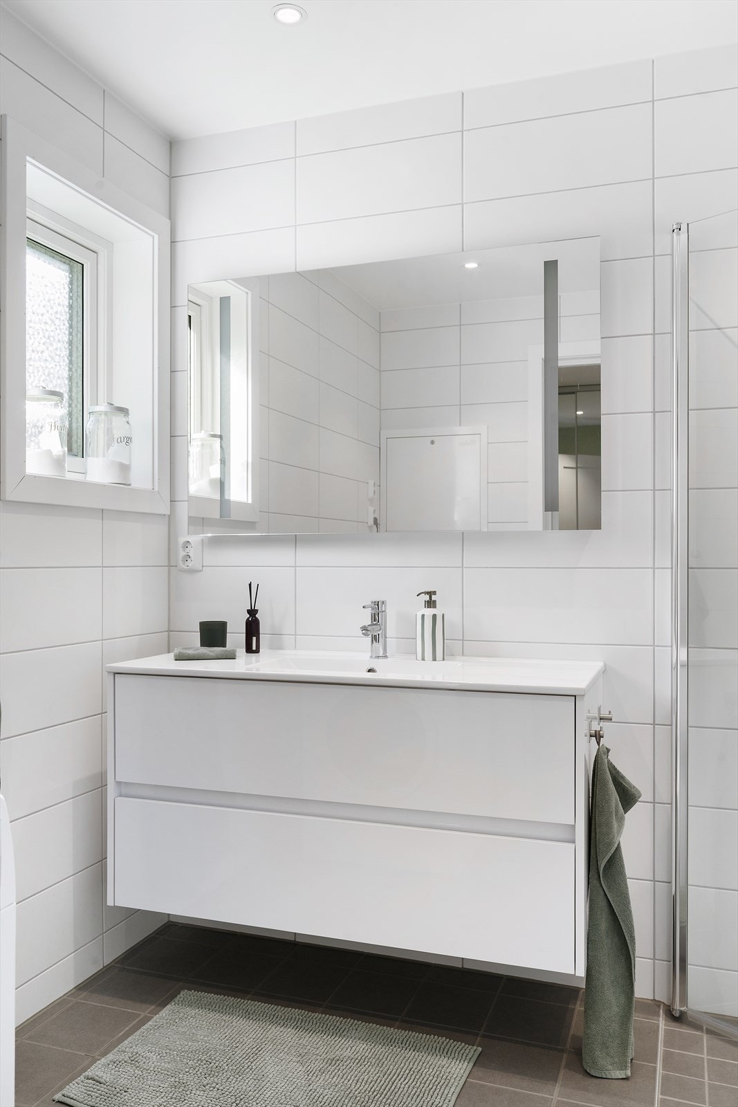 I tillegg er det opplegg for vaskemaskin. Galleribilde