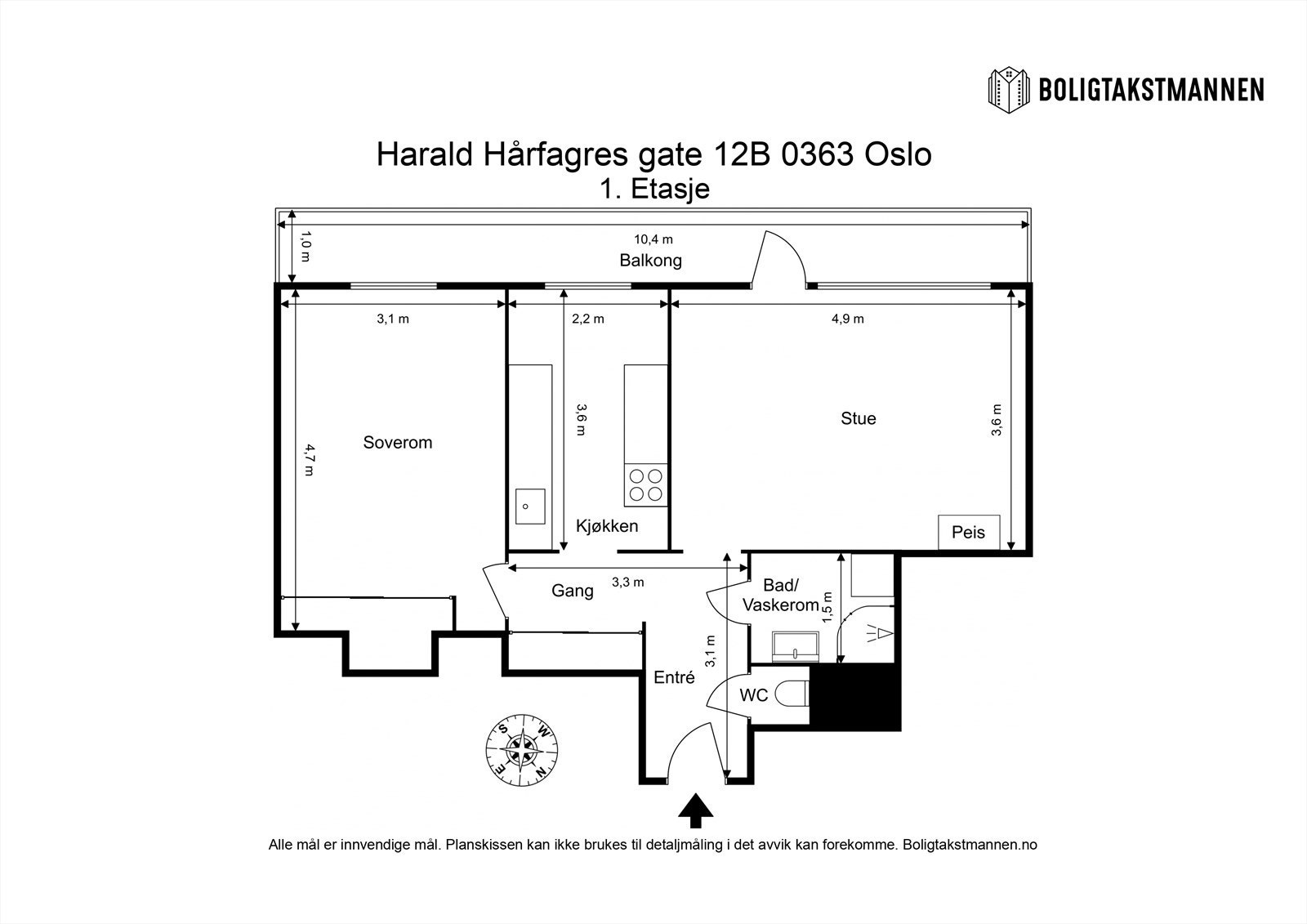 Plantegning Galleribilde