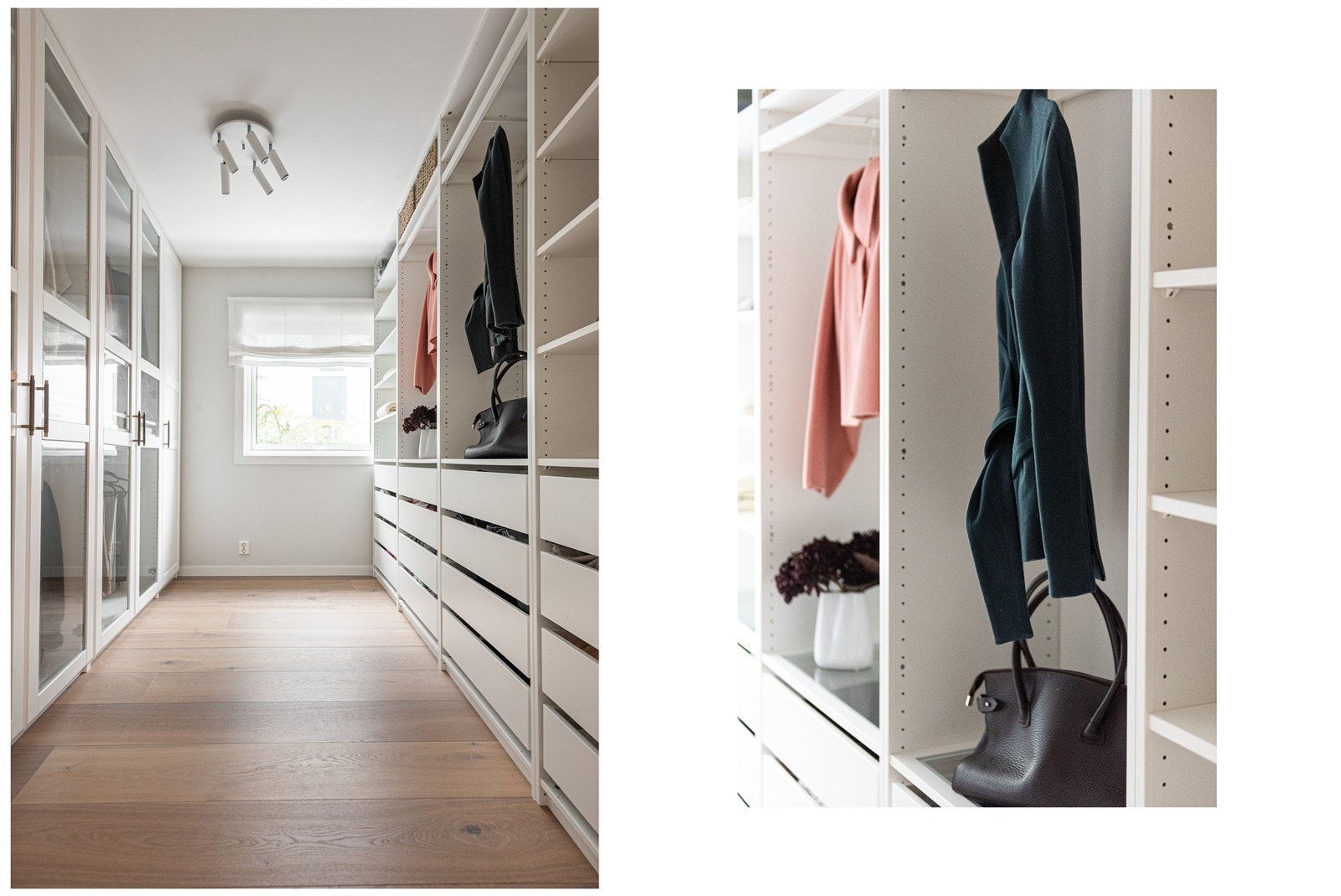 Soverom nr. 2 er i dag i bruk som et walk-in closet Galleribilde