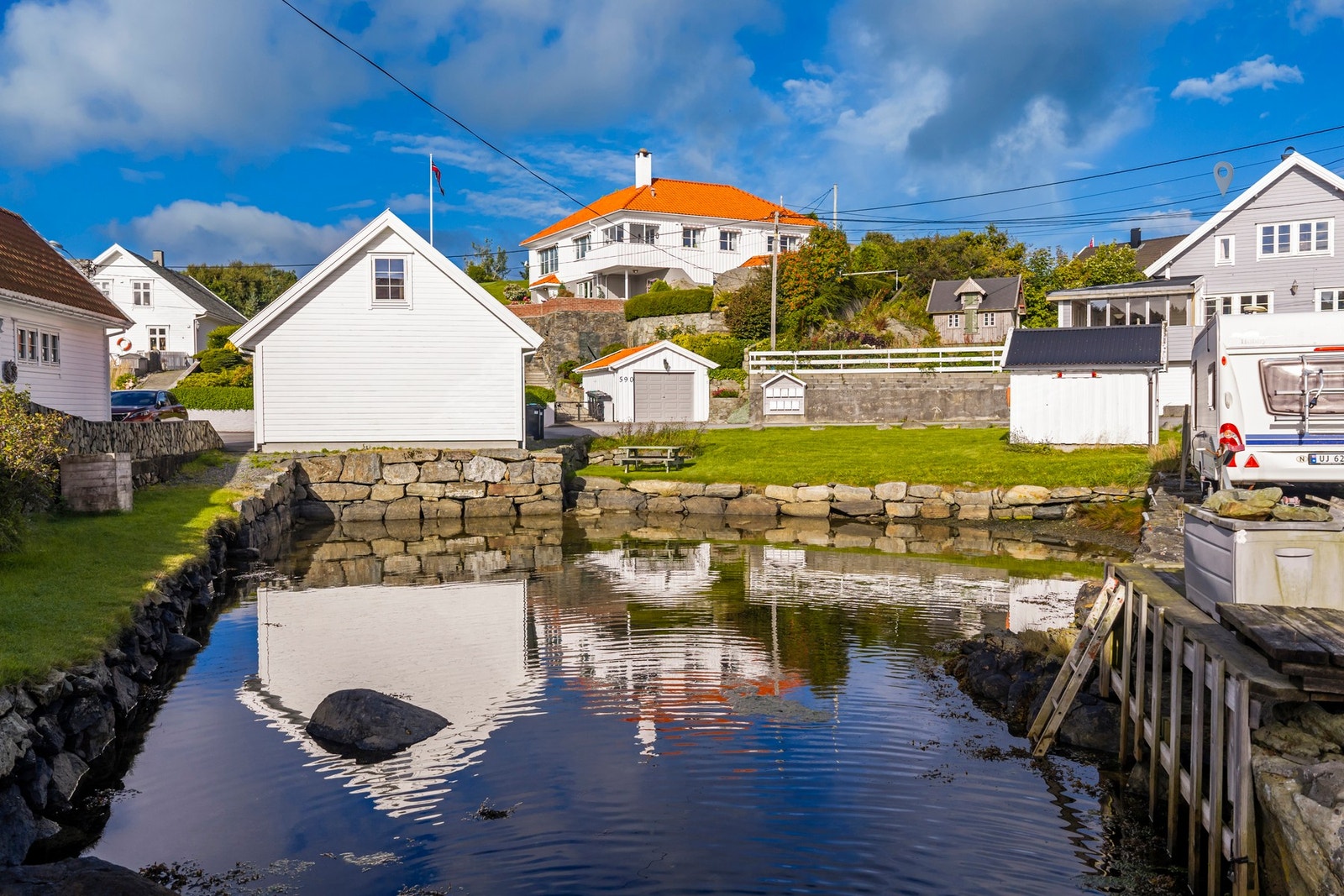 Felles badeplass rett ved boligen Galleribilde
