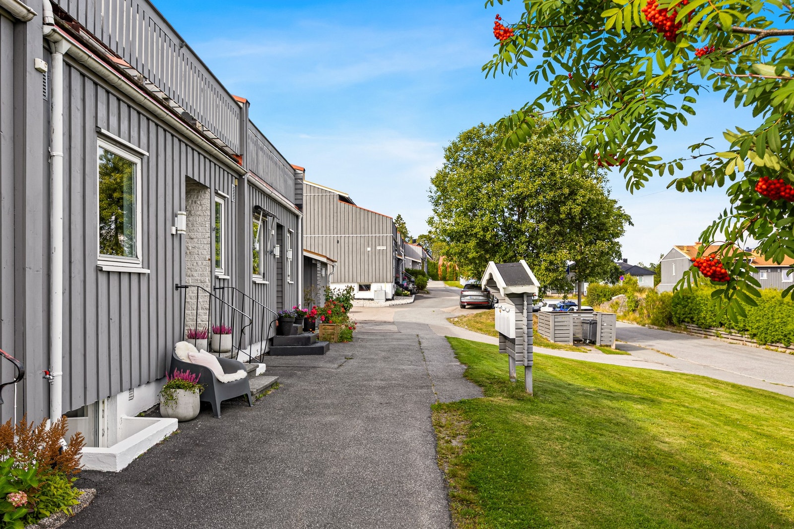 Husets inngangsparti. Galleribilde