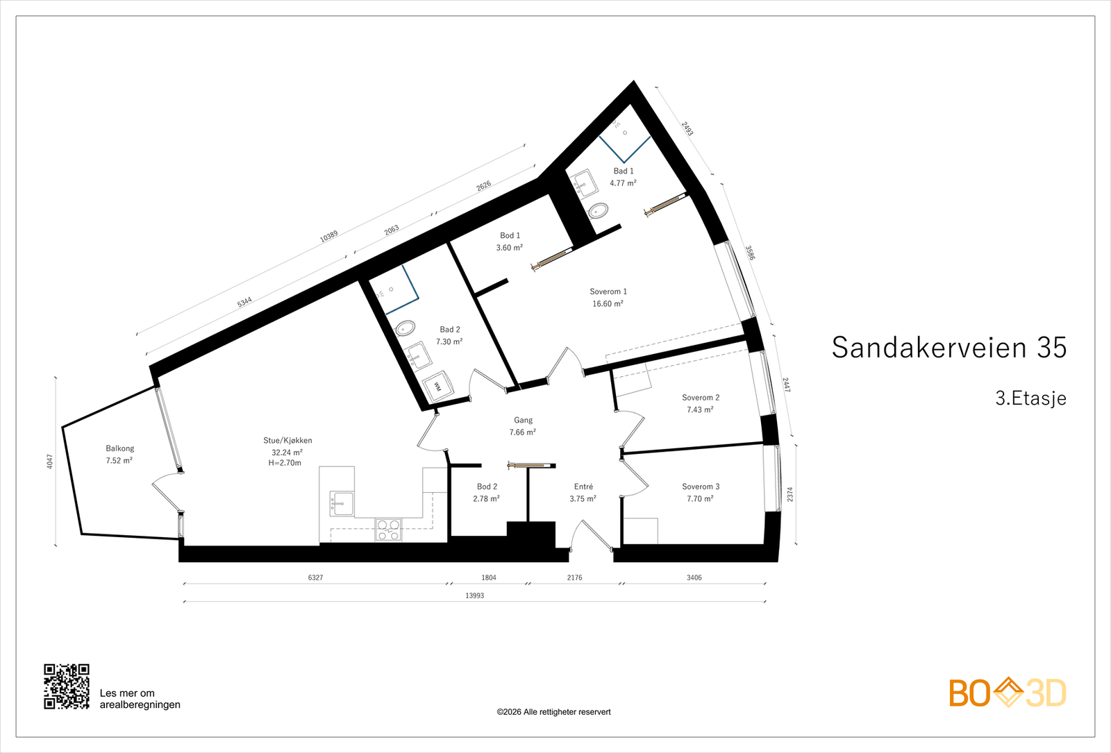 Plantegning Galleribilde