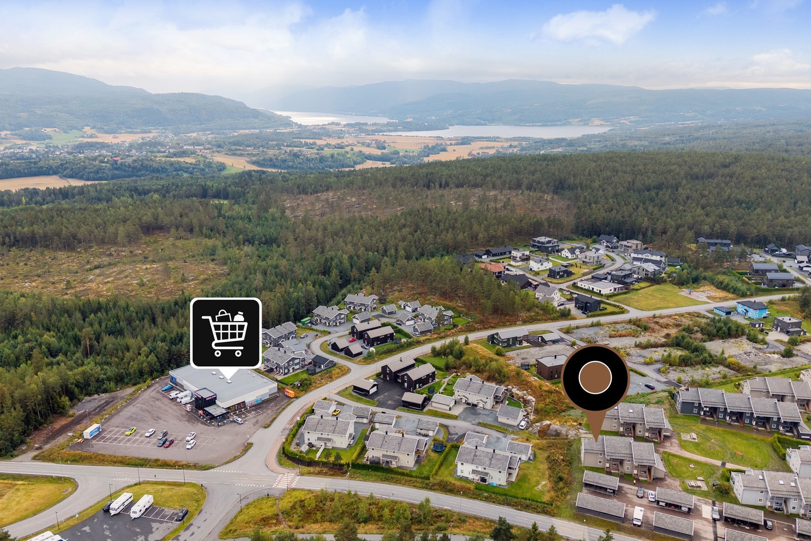 Et rolig og familievennlig område med flotte rekreasjonsmuligheter i nærområdet. Galleribilde