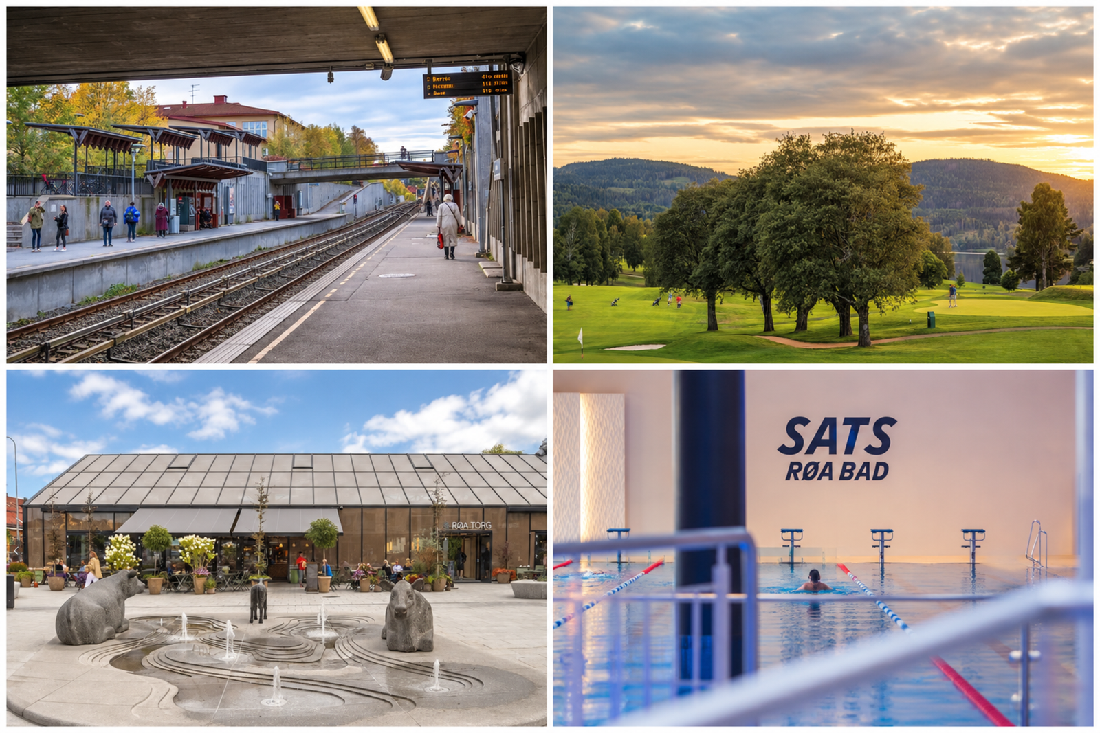En beliggenhet som gjør hverdagen enkel: T-bane mot sentrum, shopping og servicetilbud på Røa, trening og bad - og Bogstad for aktive fridager. Galleribilde