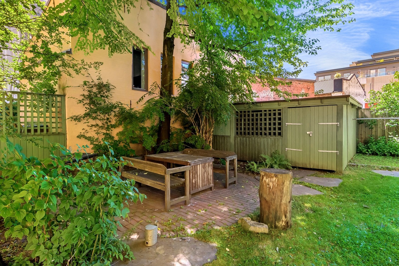 Hyggelige fellesområder til glede for beboerne og lukket sykkelbod. Galleribilde