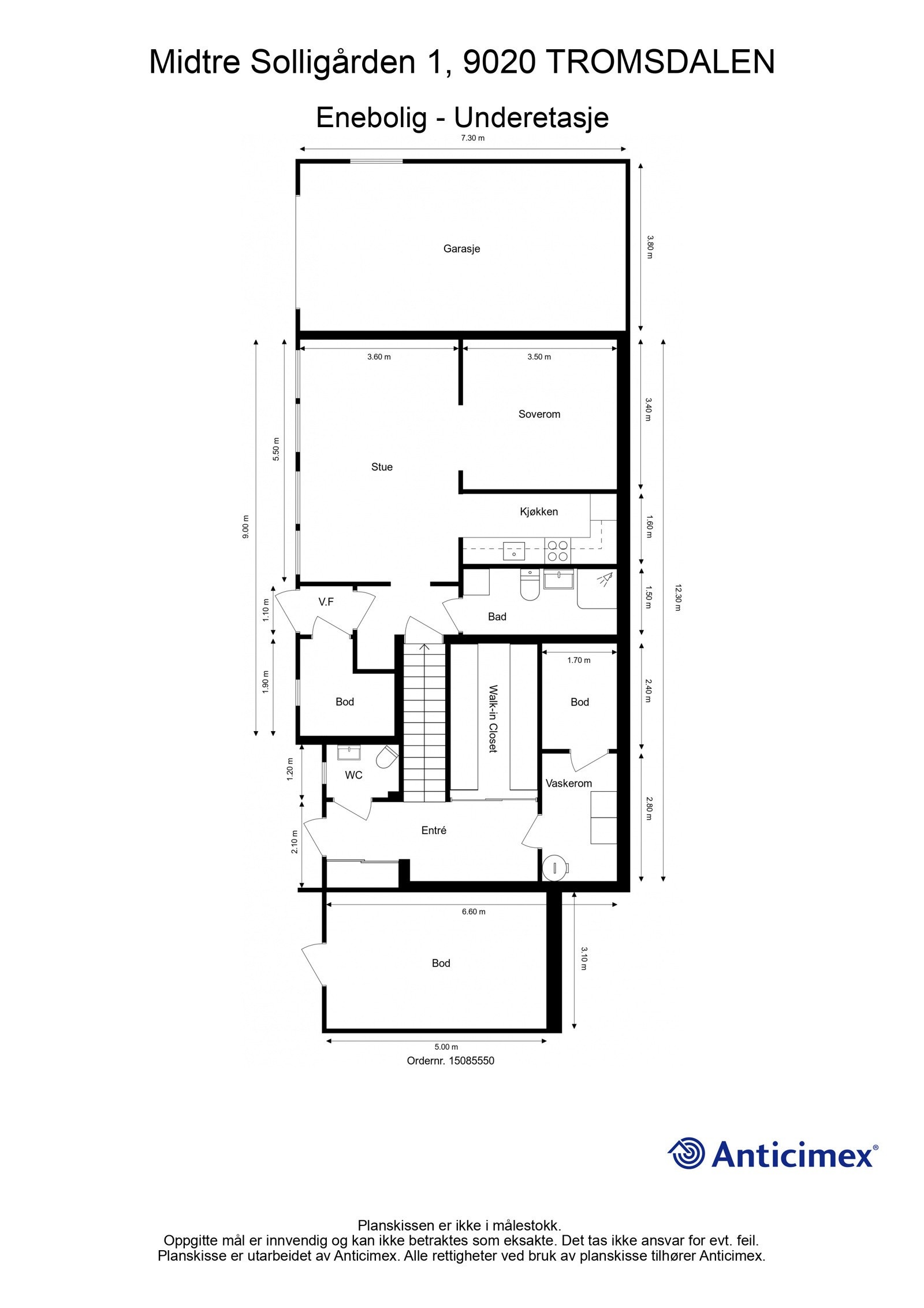 Plantegning, hele 1. etasje Galleribilde