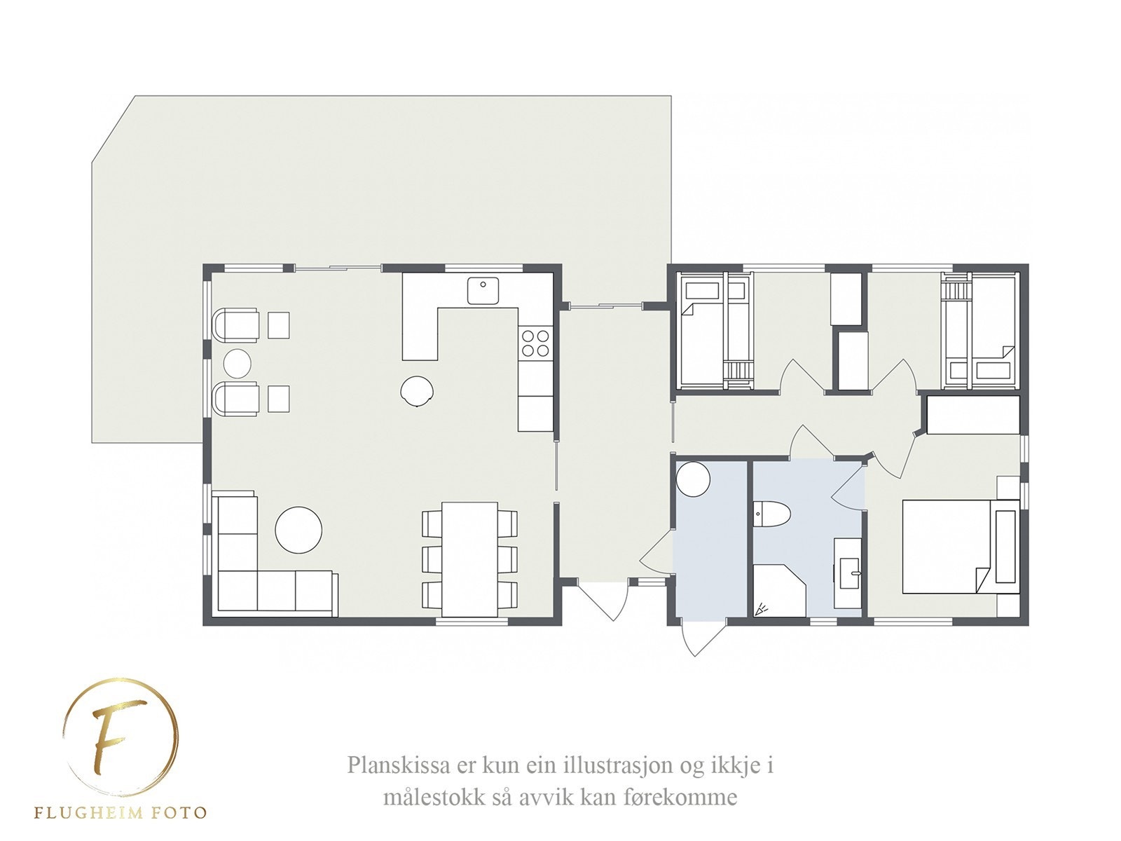 Planteikning Galleribilde