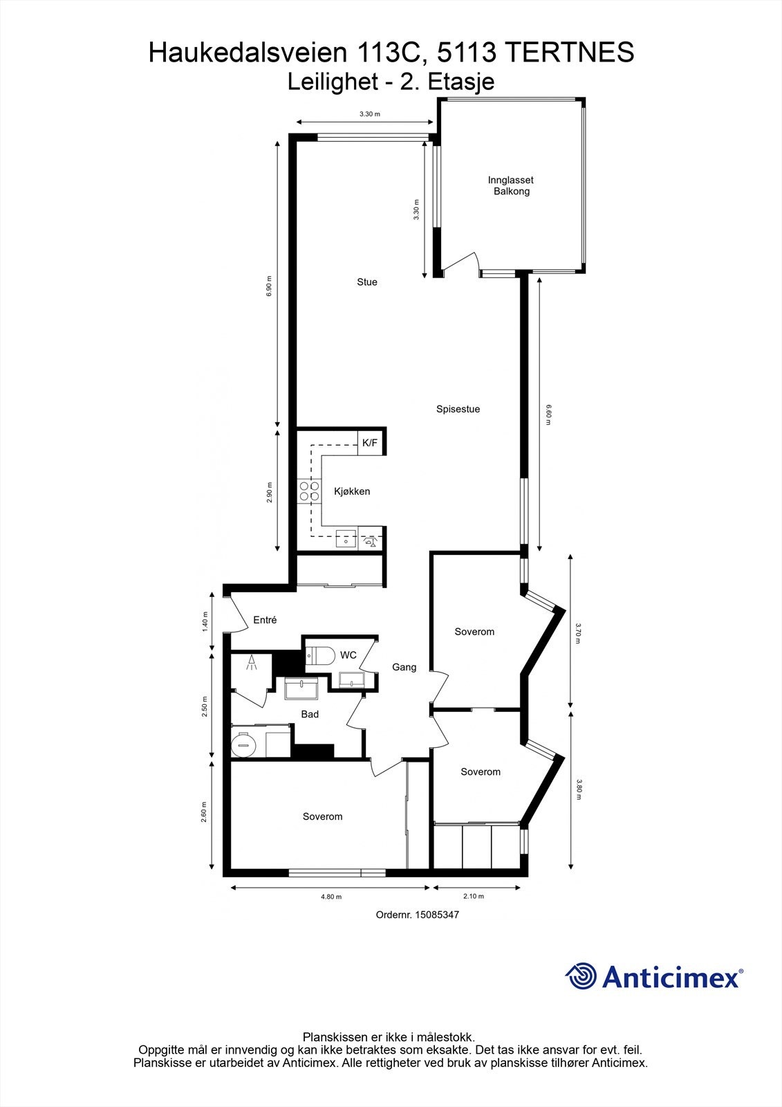 Plantegning Galleribilde