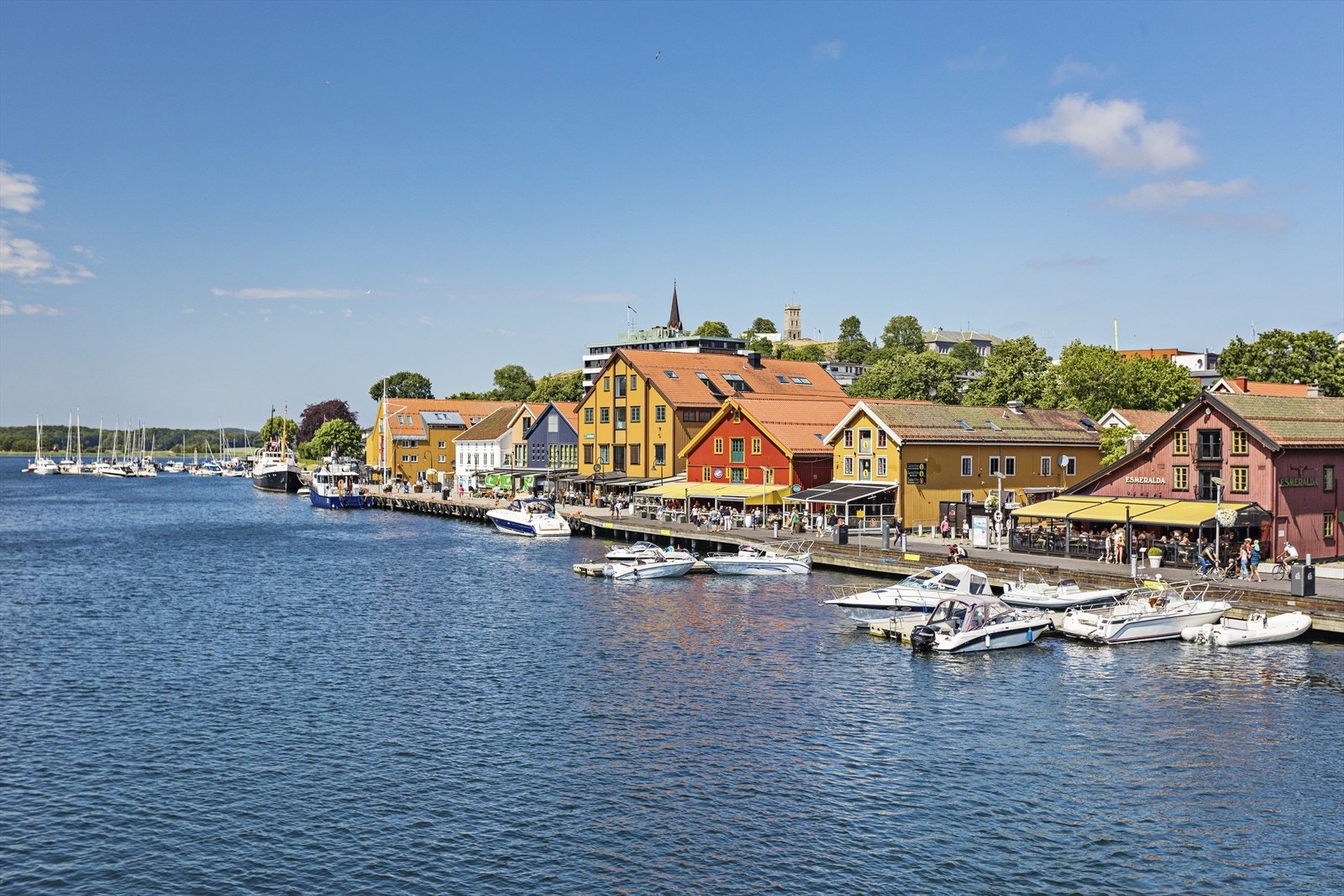 Tønsberg sentrum nås normalt på ca. 7-8 minutter med bil Galleribilde