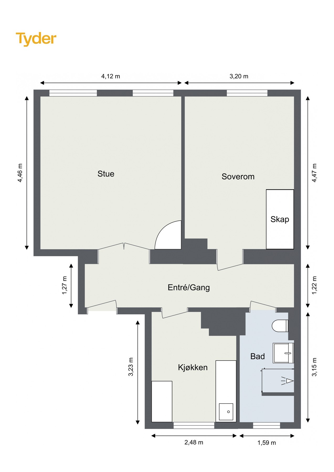 Plantegning Galleribilde