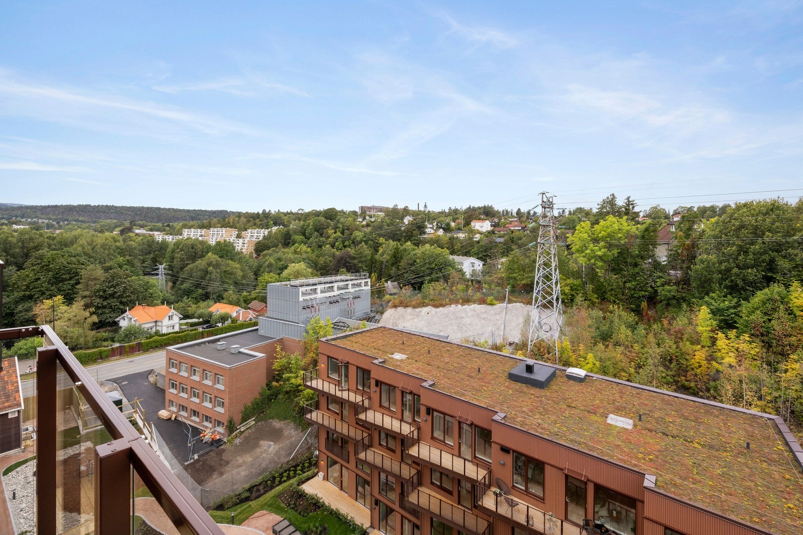 Utsikt fra balkongen Galleribilde
