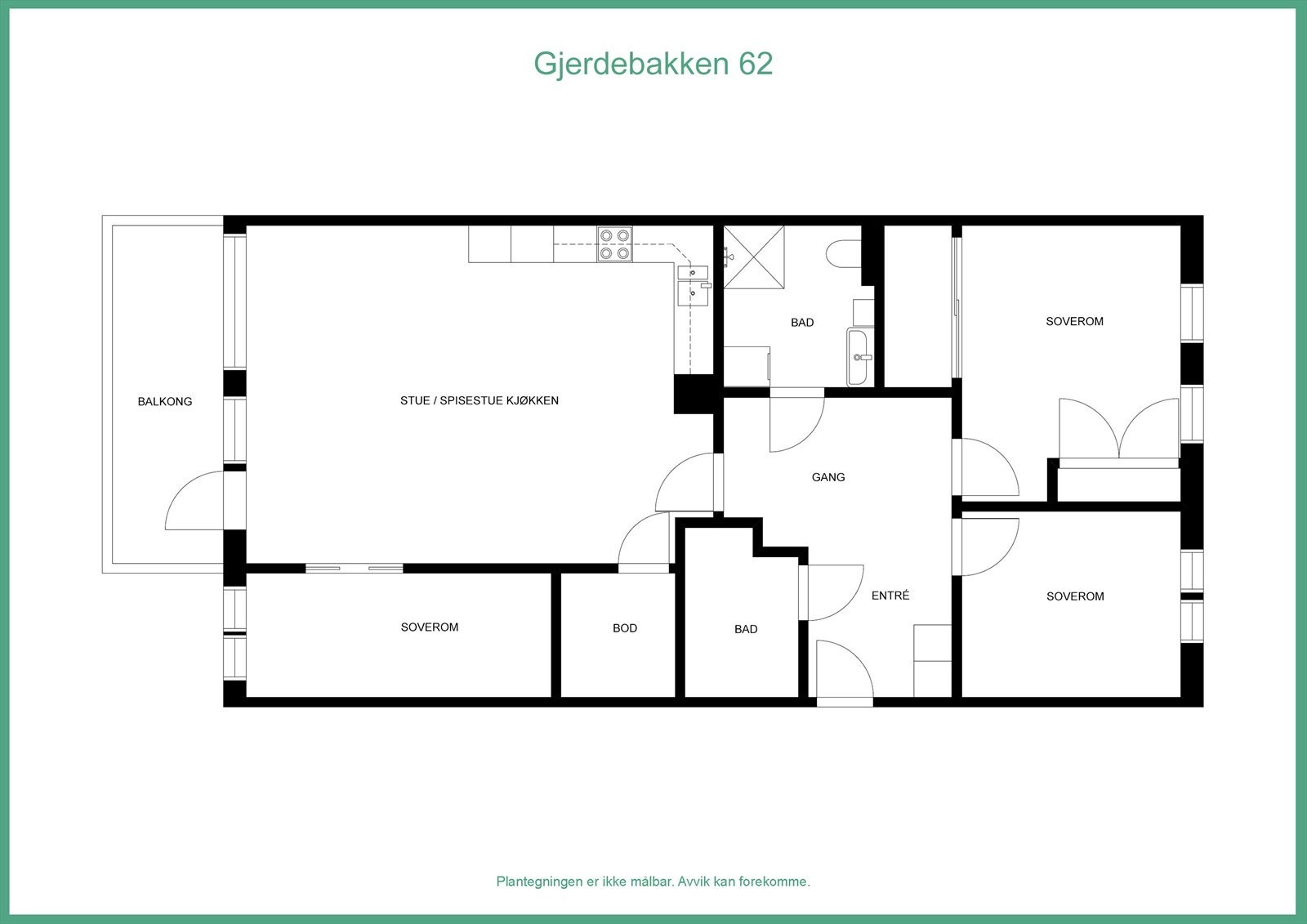 Plantegning Galleribilde