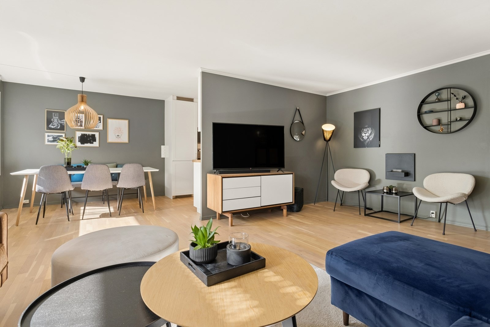 Her kan man innrede flere soner for både avslapning og flere sittegrupper. Galleribilde