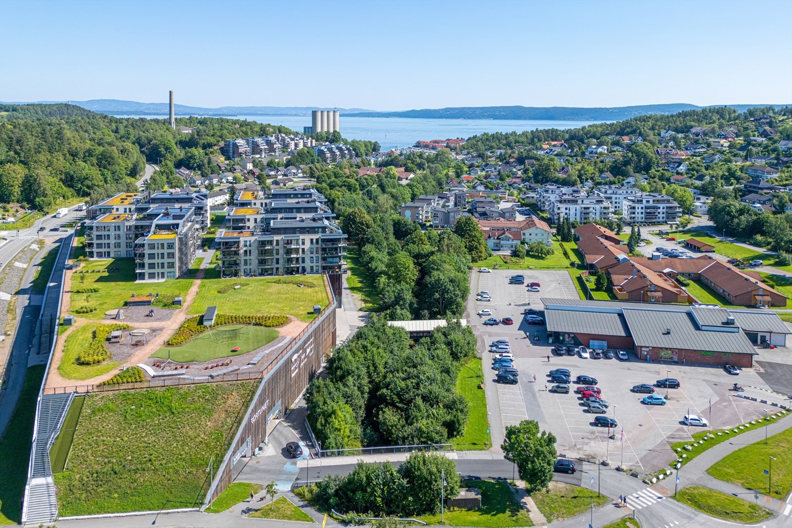 Slemmestad er et spennende tettsted med mye utvikling og utbygging Galleribilde
