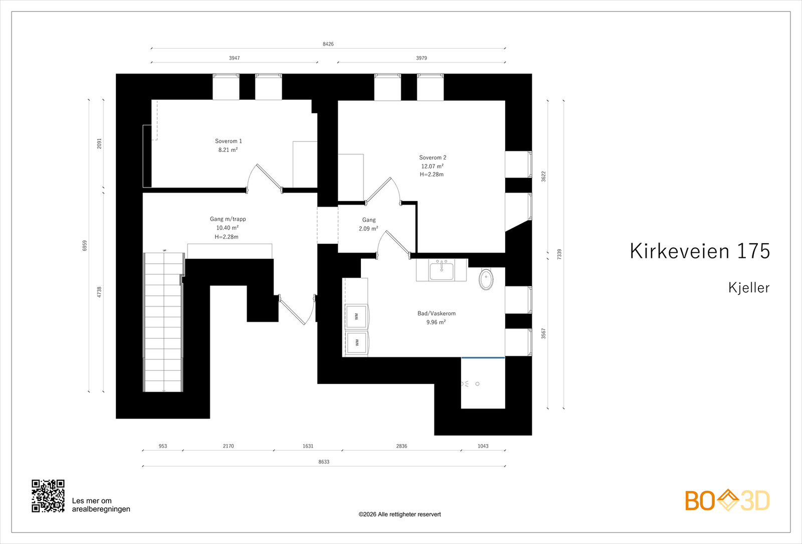 Plantegning u-etg Galleribilde