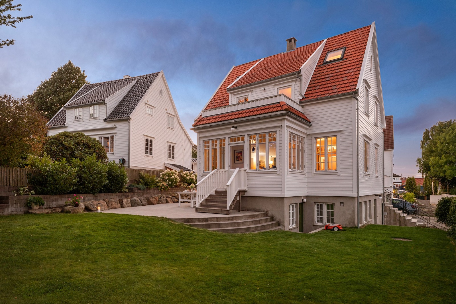 Det eneste som er bevart fra det opprinnelige bygget, er kjernen av tømmerveggene. Galleribilde