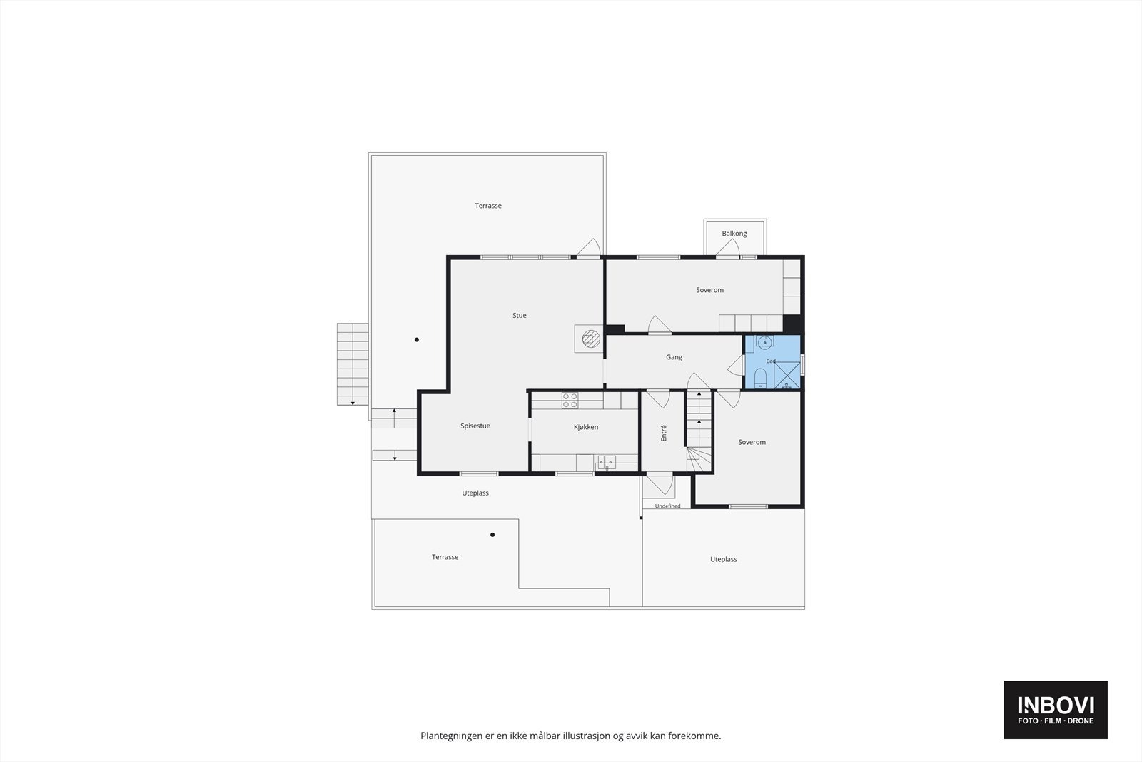 Plantegning 1.etg Galleribilde