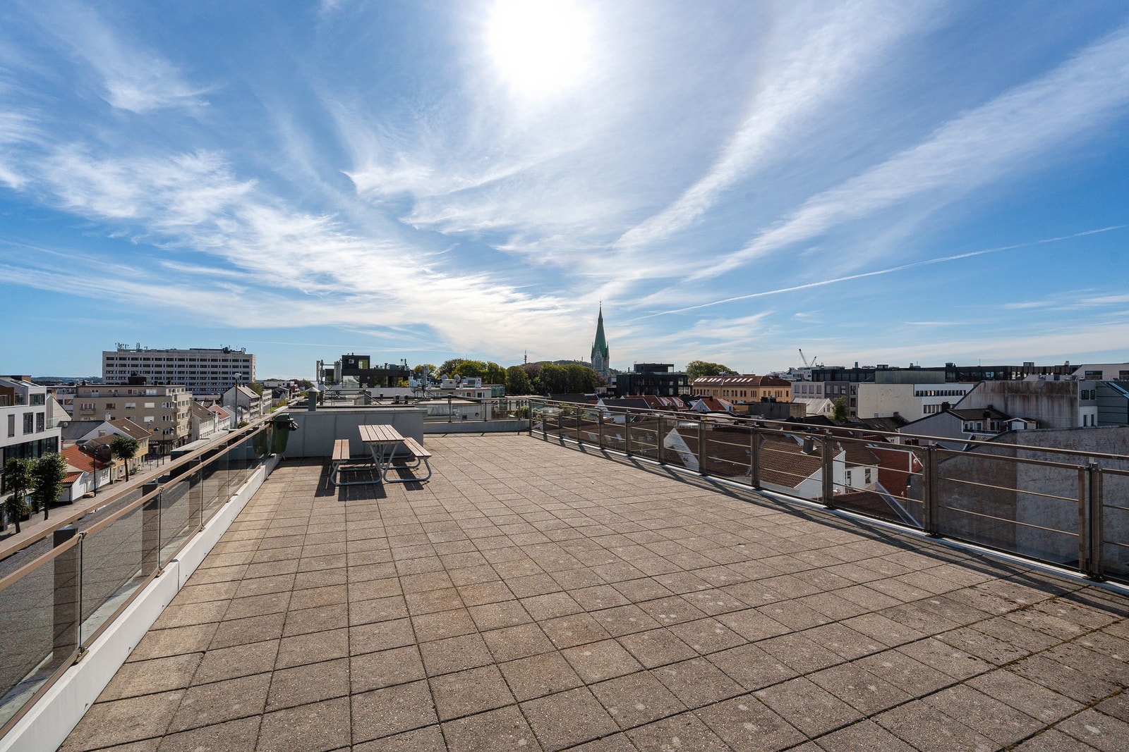 Felles takterrasse. Galleribilde
