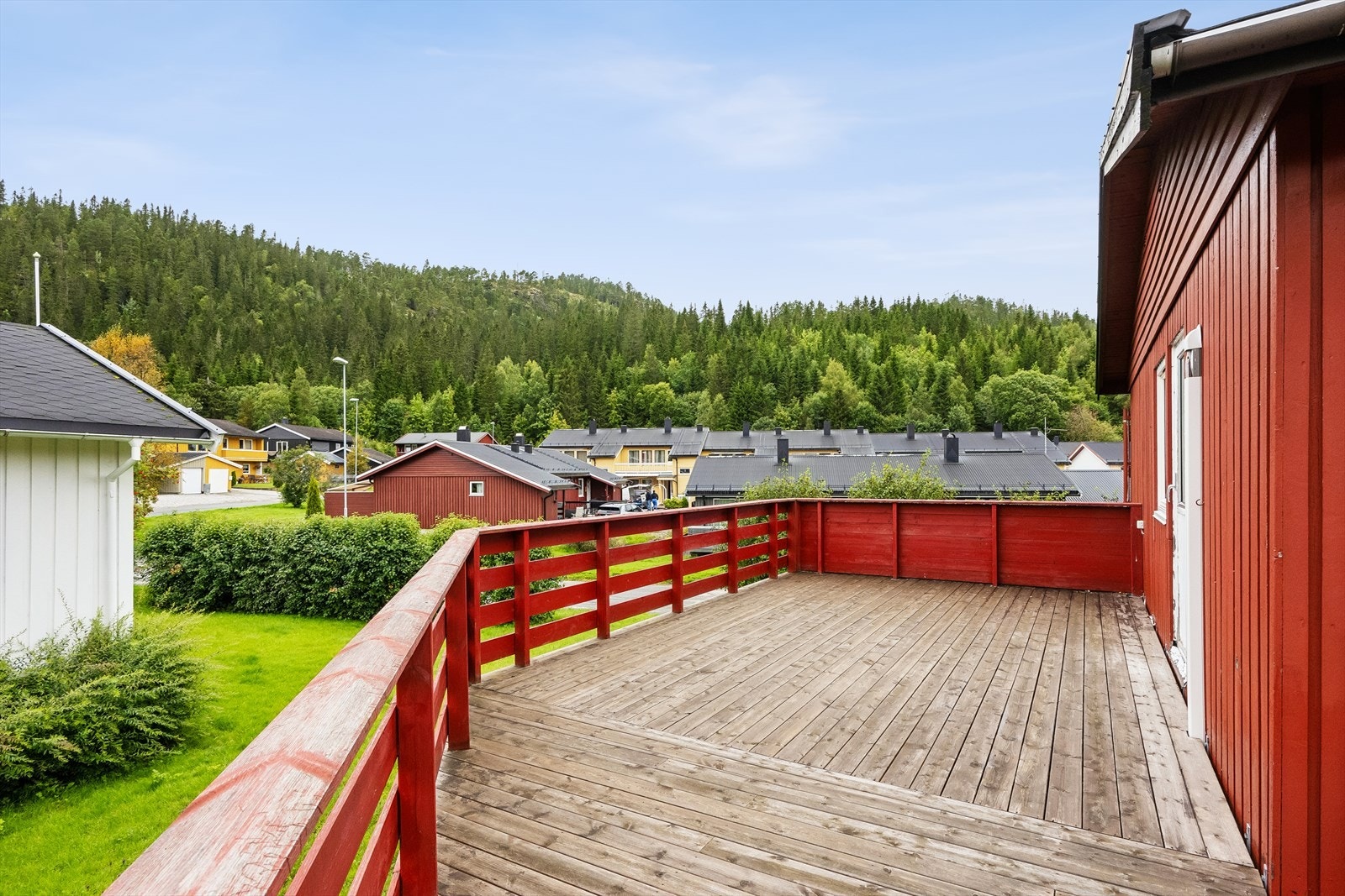 Utsikt fra veranda. Galleribilde
