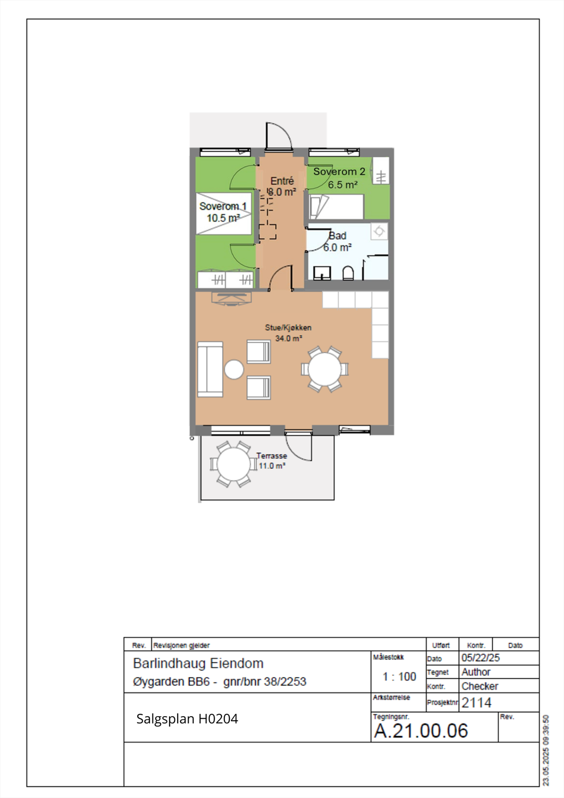plantegning Galleribilde