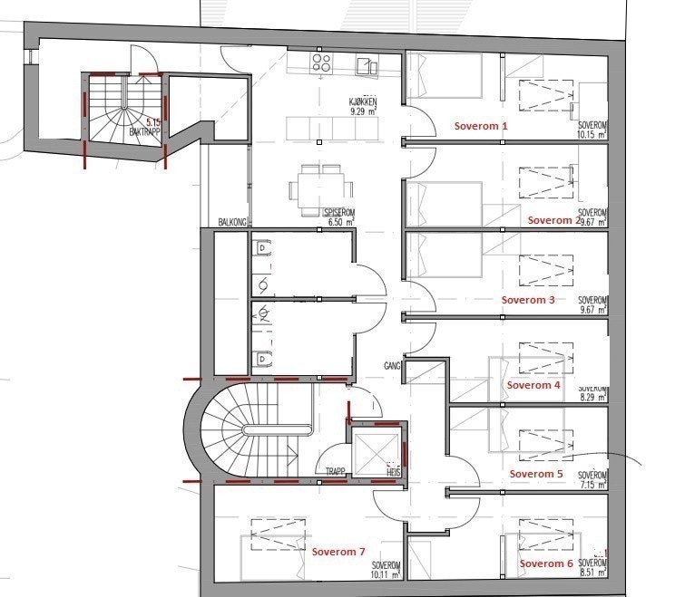 Plantegning - Noe avvik kan forekomme Galleribilde