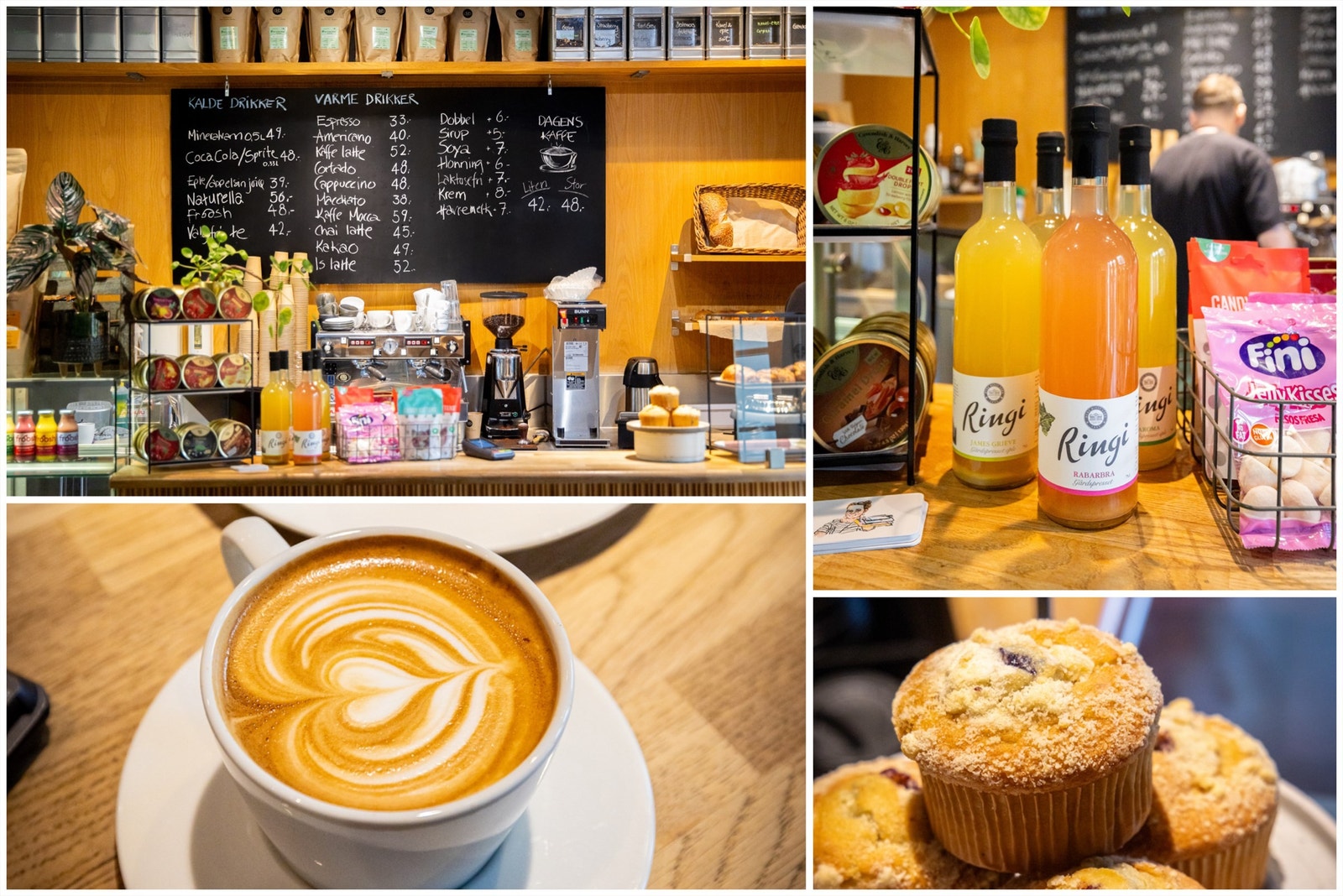 Kaffe & Brød i Disenveien er kun noen få minutters gange unna boligen (ca. 230 meter) Galleribilde