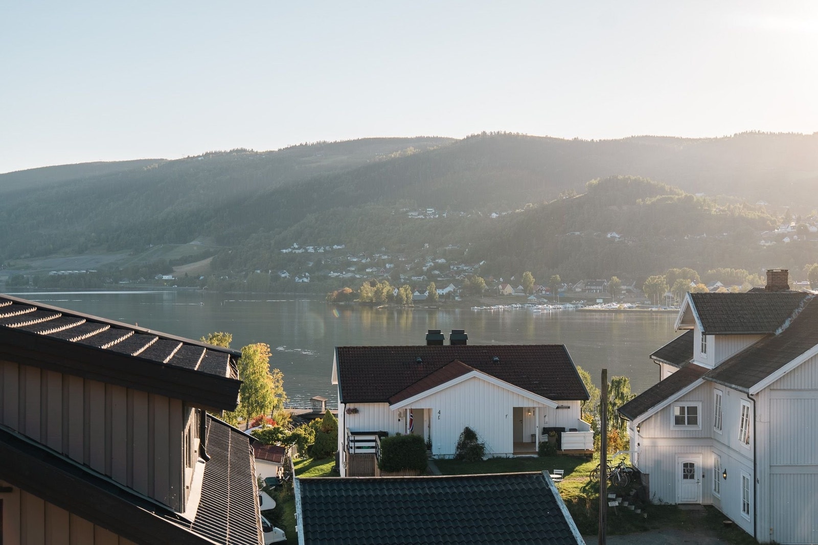 Utsikt fra takterrasse Galleribilde