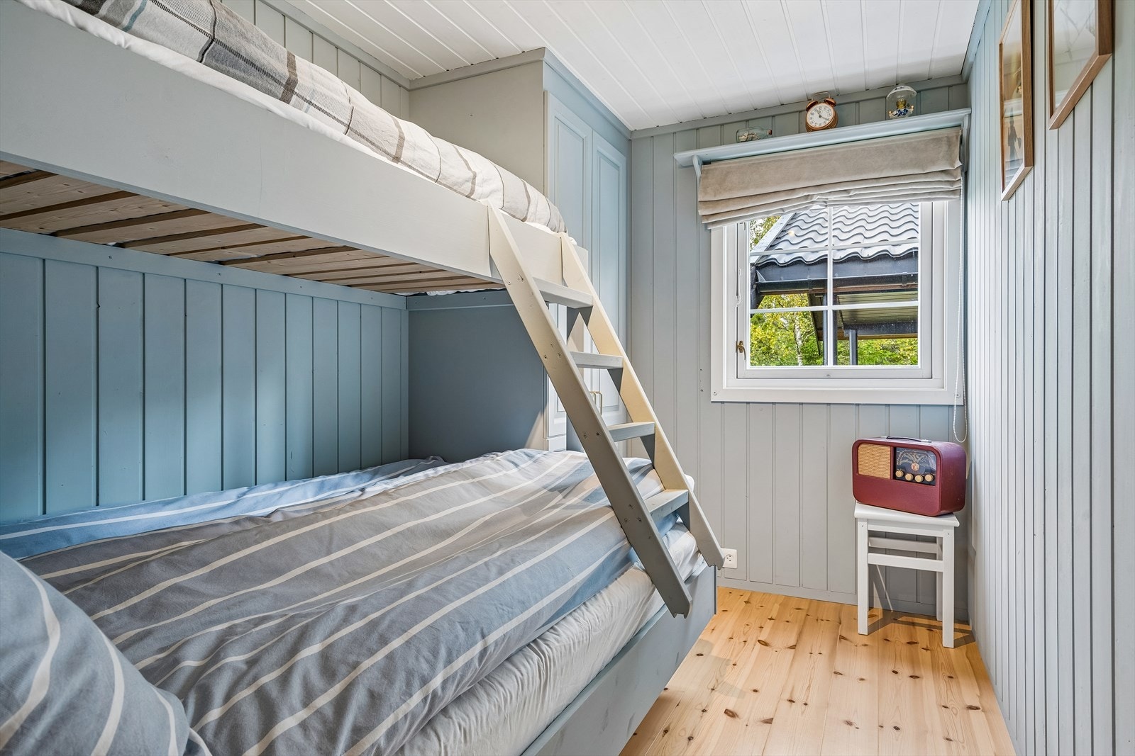 Hytta har totalt 3 soverom på hhv. 5,3m², 3,9m² og 5,6m² Galleribilde