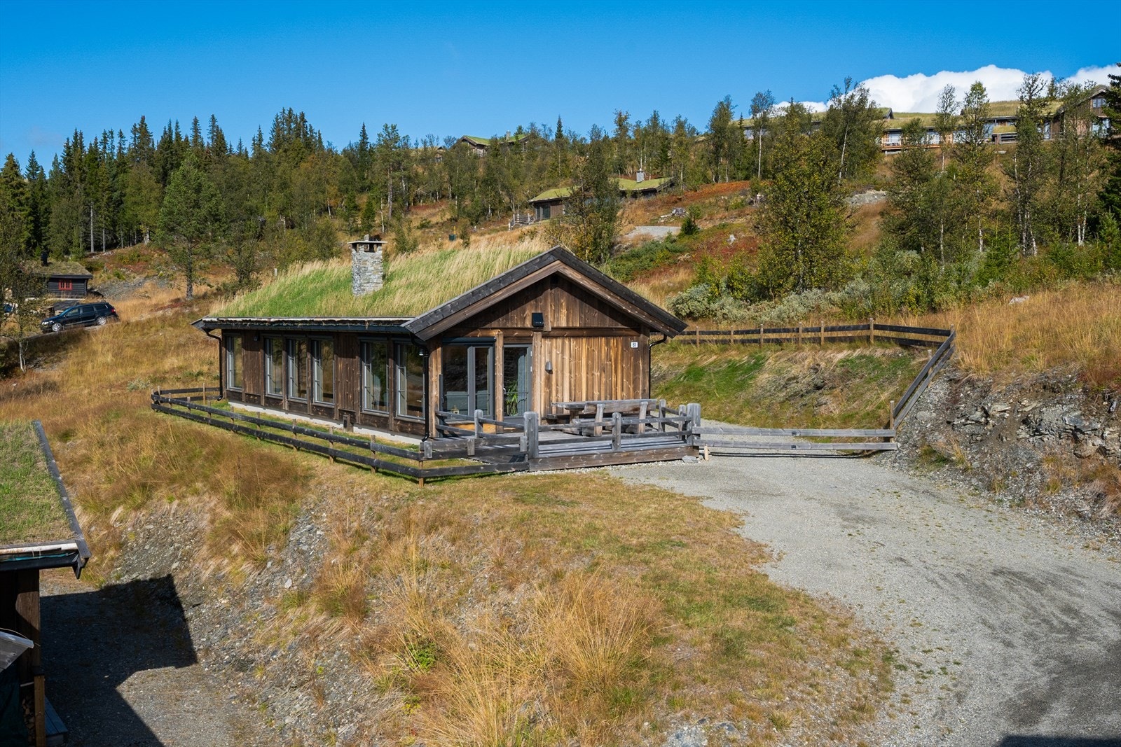 Planløsningen går over ett plan. Galleribilde