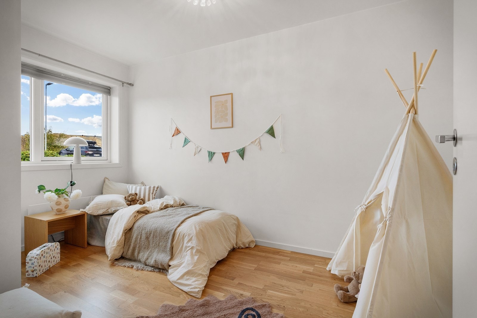- Det andre soverommet måler 9,5 m² - Galleribilde