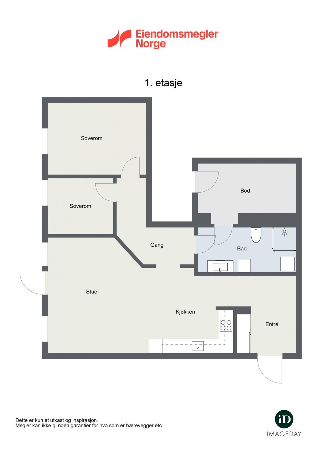 Plantegning Galleribilde