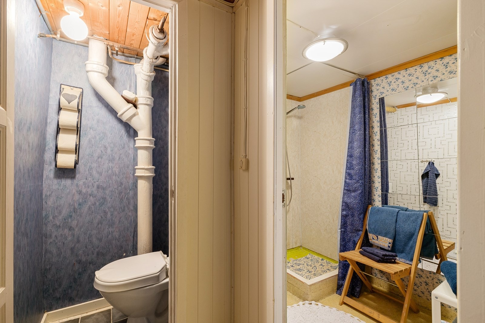 Separat toalettrom, plassert like ved badet. Galleribilde