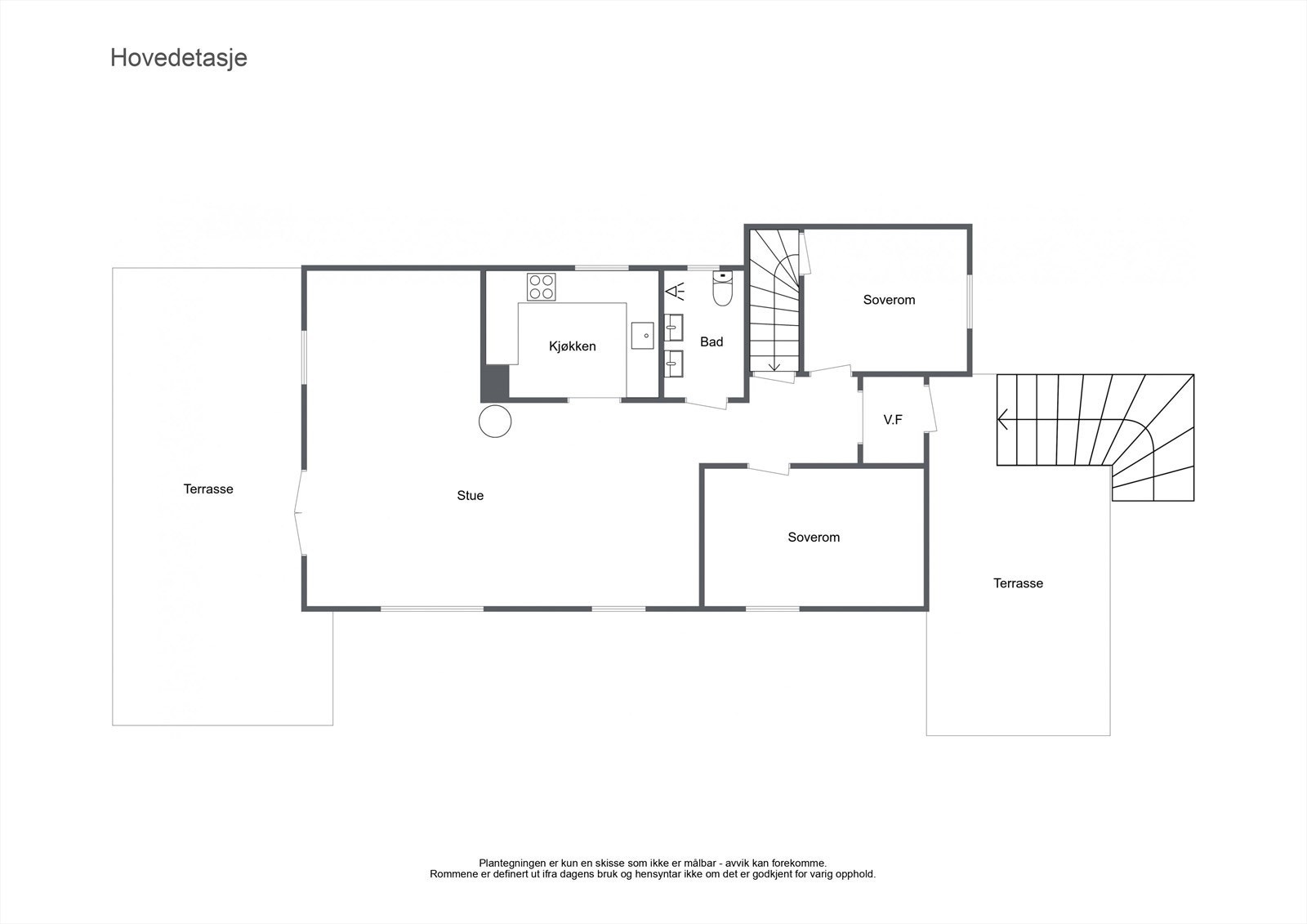 Plantegning hovedetasje Grønåsveien 11.jpg Galleribilde