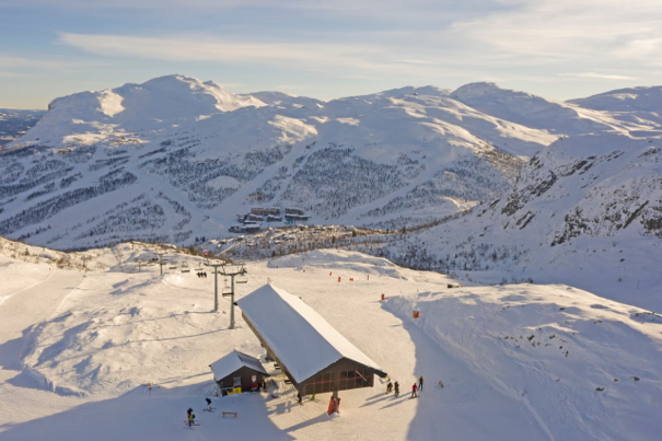 Hemsedal skianlegg midt i Skandinavias Alper Galleribilde