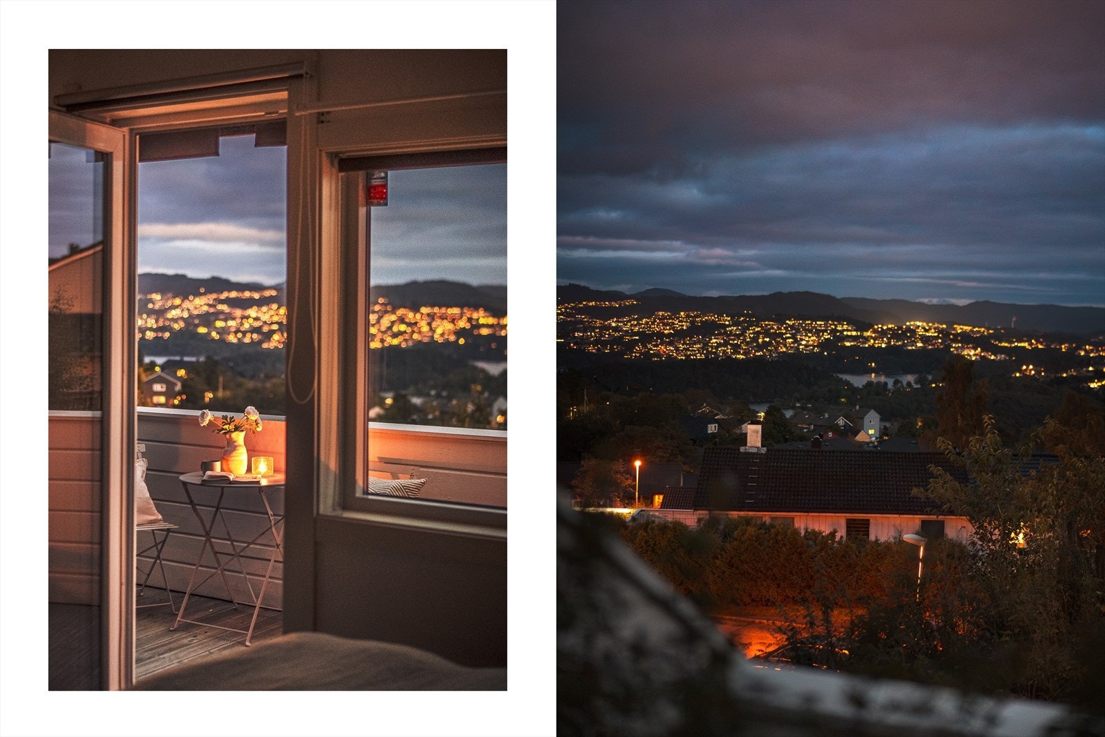 Fra soverommet er det utgang til altan med vidstrakt utsikt over nærområdet. Galleribilde